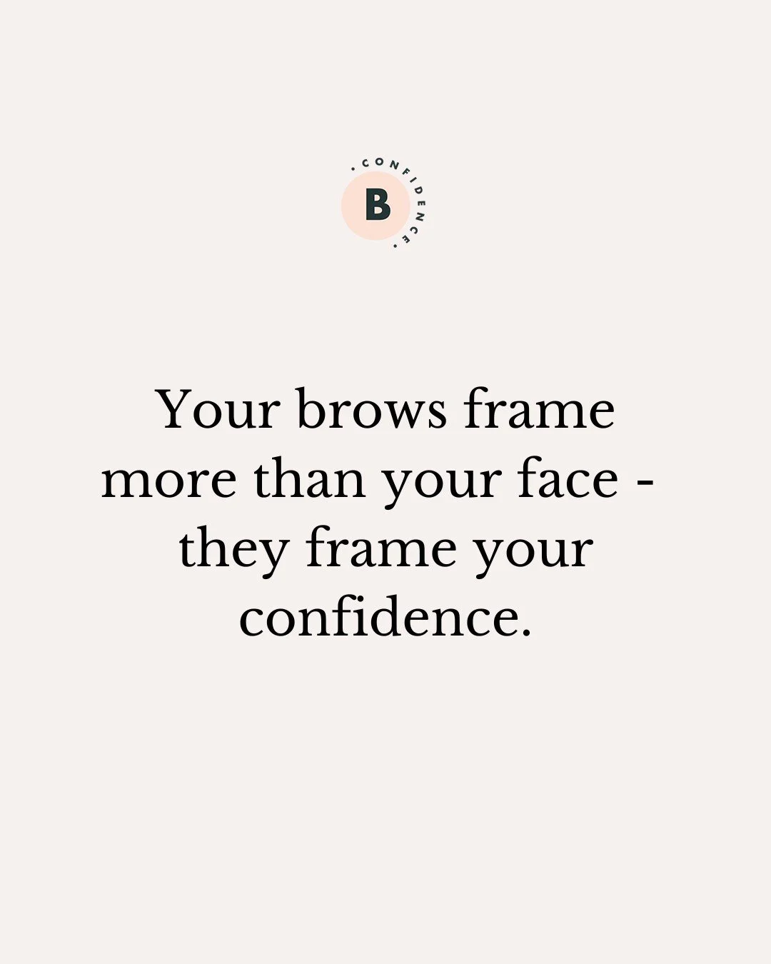 They say confidence can&rsquo;t be shaped&hellip; I disagree 😉

Tell me &mdash; when your brows are on point, doesn&rsquo;t your whole energy shift? 💁&zwj;♀️

#browconfidence