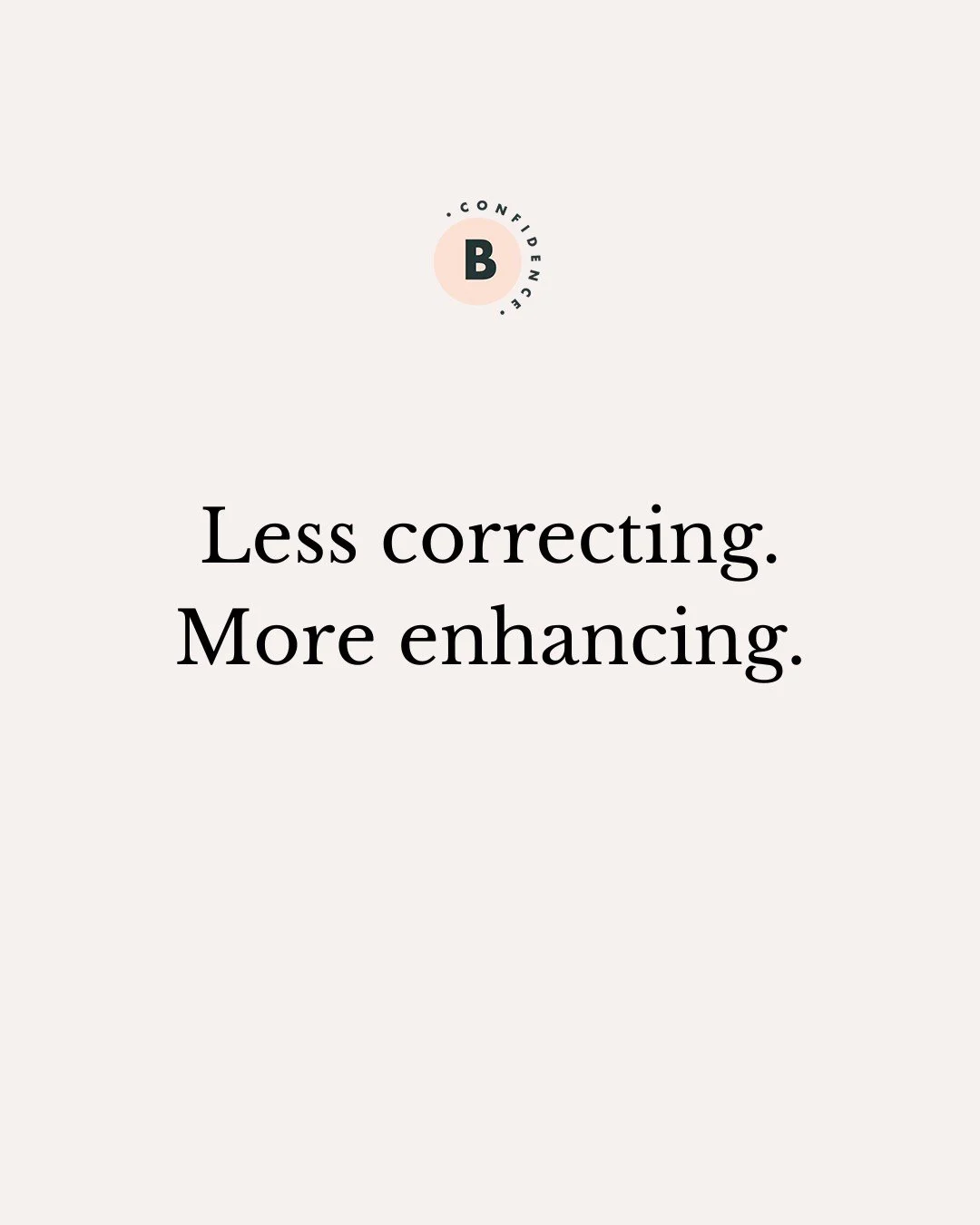 If you saw my latest Reel, you'll know how much this philosophy is part of my brow shaping process.

I enhance your brows, rather than correct them to fit a trend or a template. My goal is to enhace your beauty and bring balance to your face.

#browc