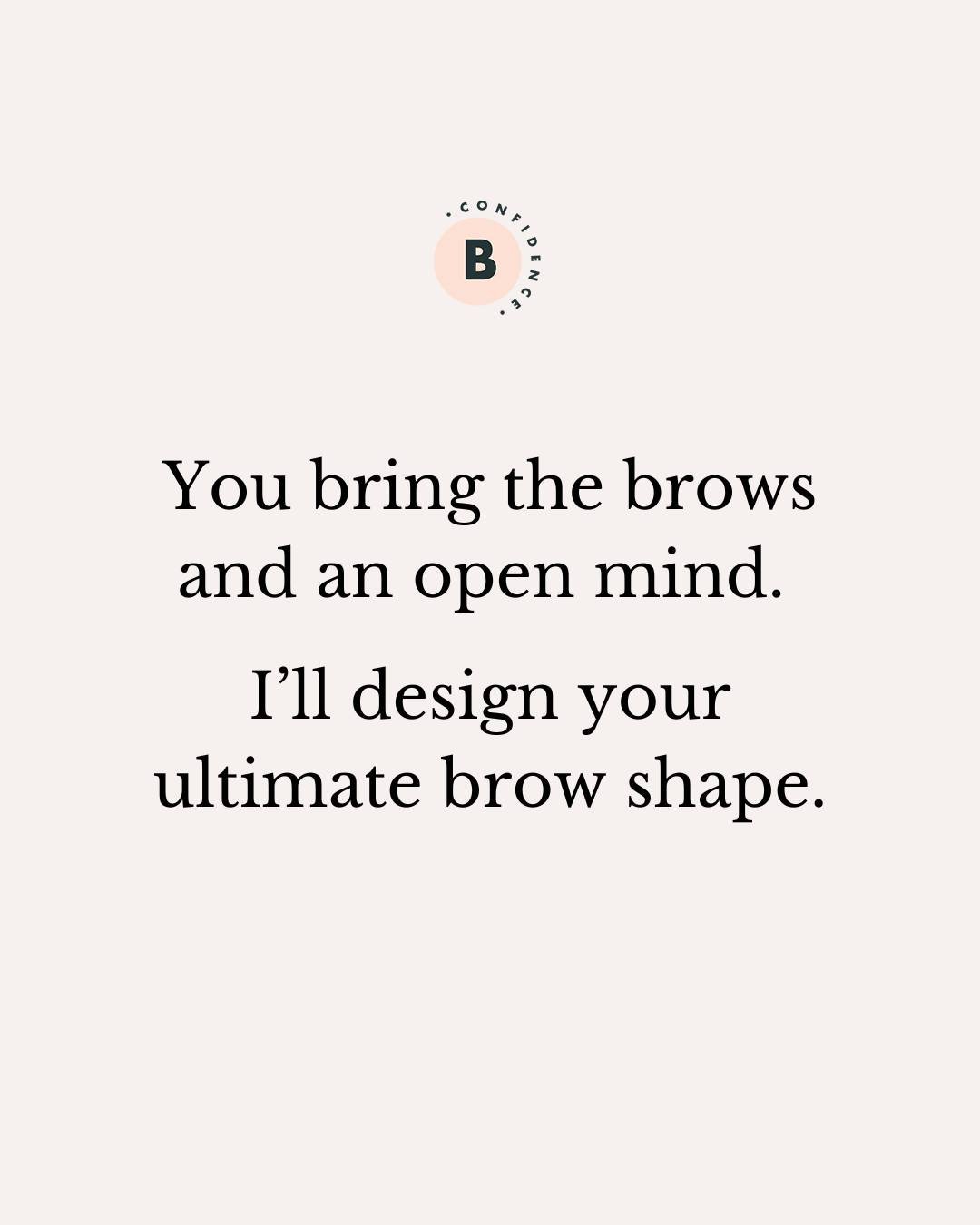 Sometimes all it takes is a fresh set of eyes to see the potential in the brows you already have.

Ready to see yours differently? Book your Ultimate Brow Shape via the link in bio.