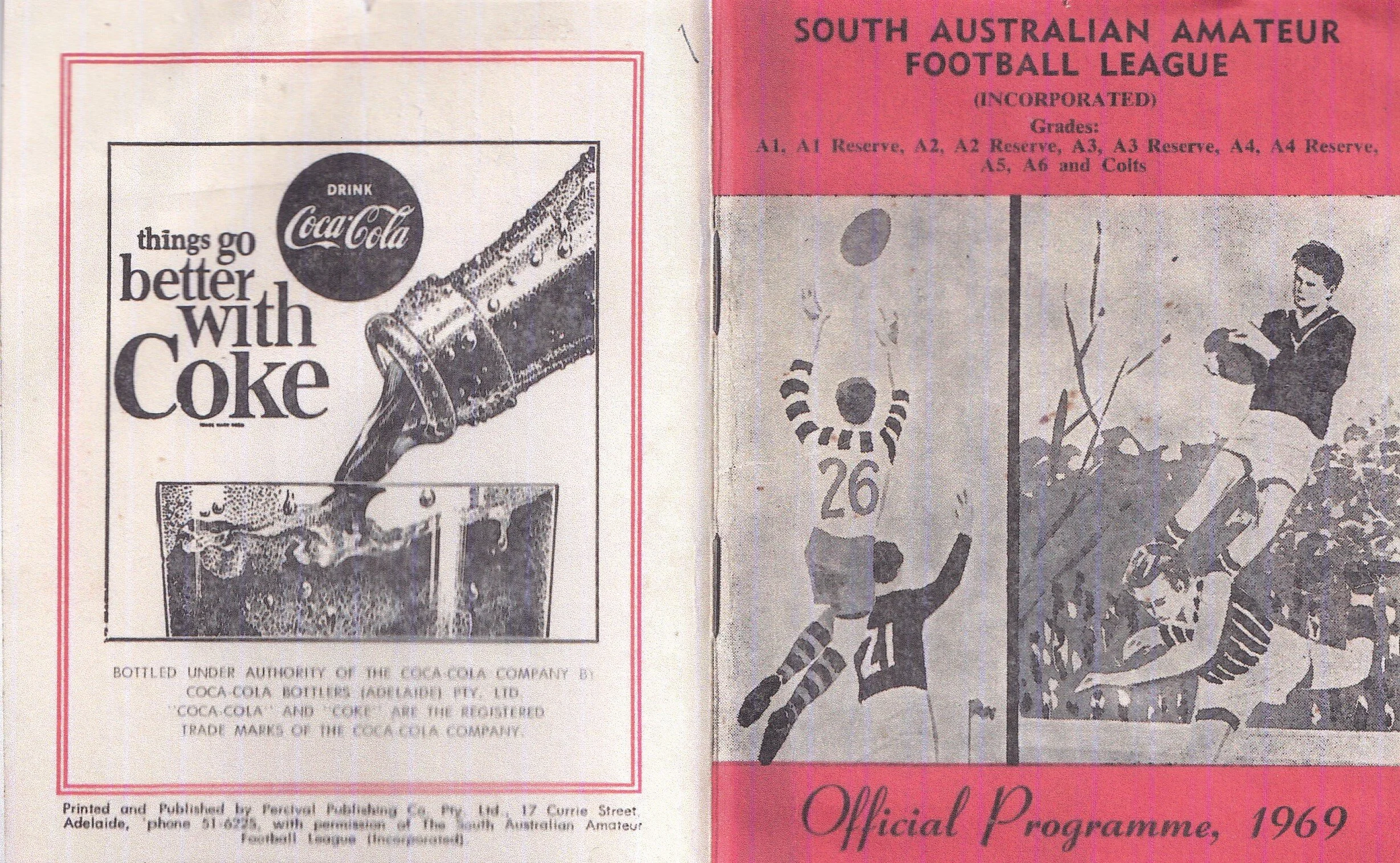 1969 SA Amateur Game Programme