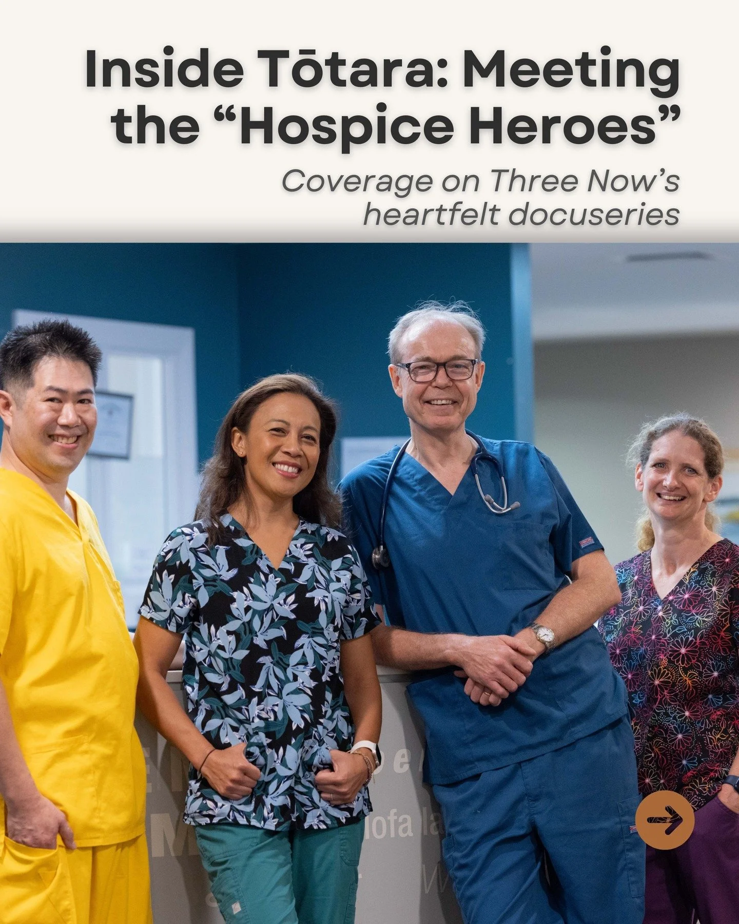 An unprecedented look inside Tōtara Hospice - from doctors and nurses to shop staff and volunteers, all working to make life better for palliative care patients. 🧡
Honoured to have helped share this very important story with two in-depth features i