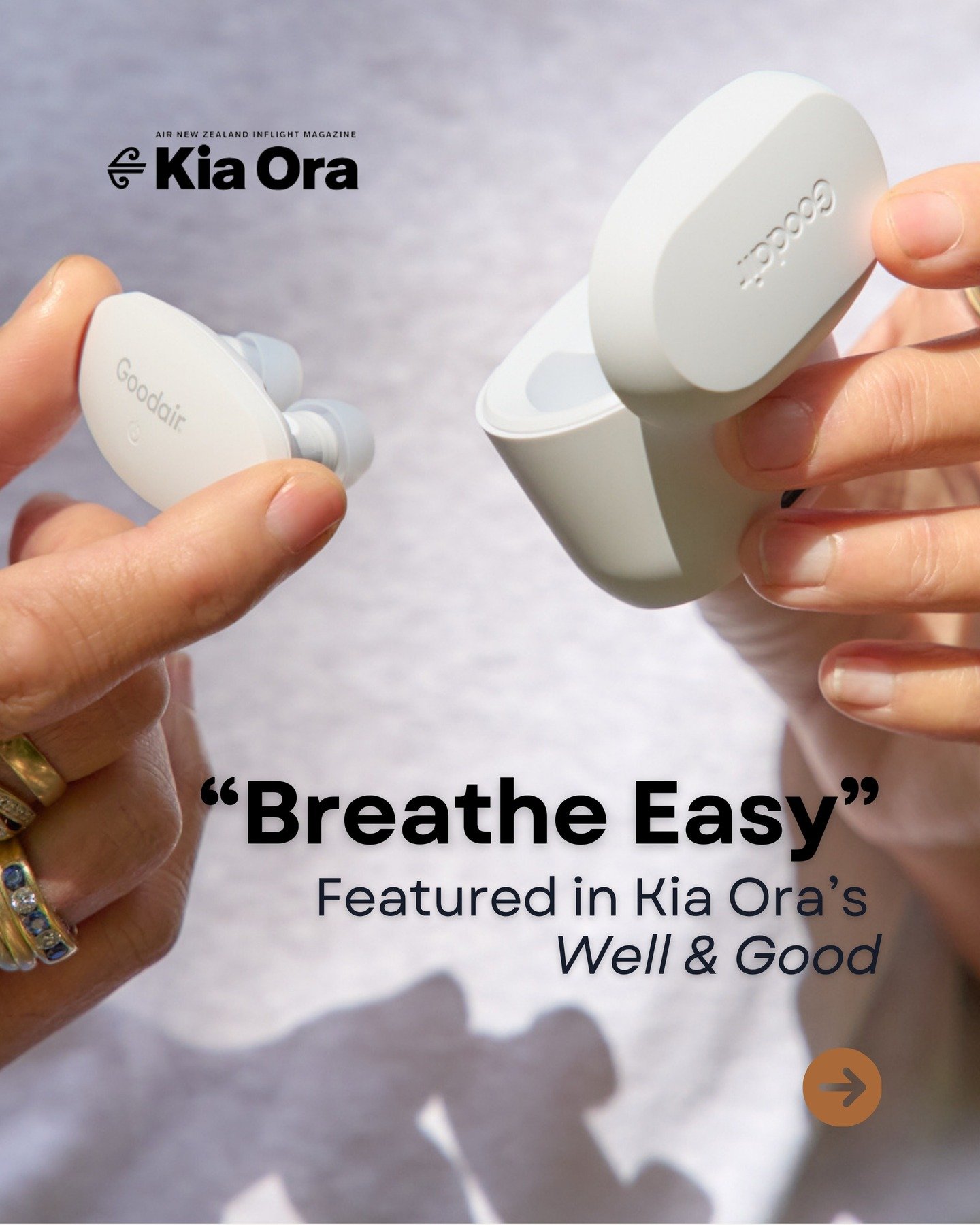 Another strong wellness placement for @goodairnosebuds , featured in Kia Ora magazine&rsquo;s Good &amp; Well section in their January issue. ✈️🌱

The piece explores the innovative, kiwi-developed technology behind the device and its natural approac
