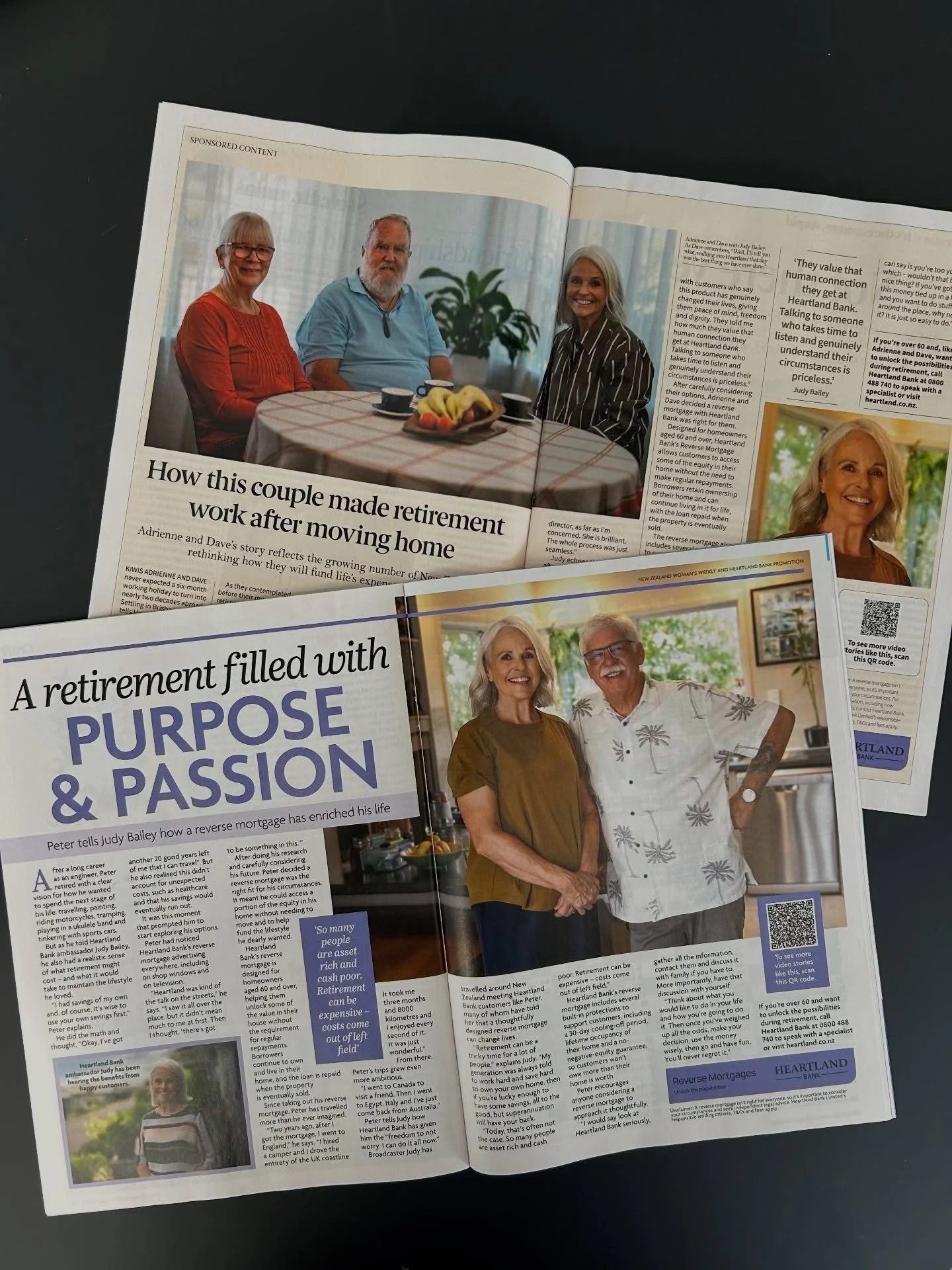 Heartland Bank has some powerful stories to tell &mdash; and we&rsquo;ve been proud to help bring them to life across NZ Listener, NZ Women&rsquo;s Weekly &amp; Australian Women&rsquo;s Weekly. 📖 ✨ 

Their reverse mortgage campaign, led by Judy Bail