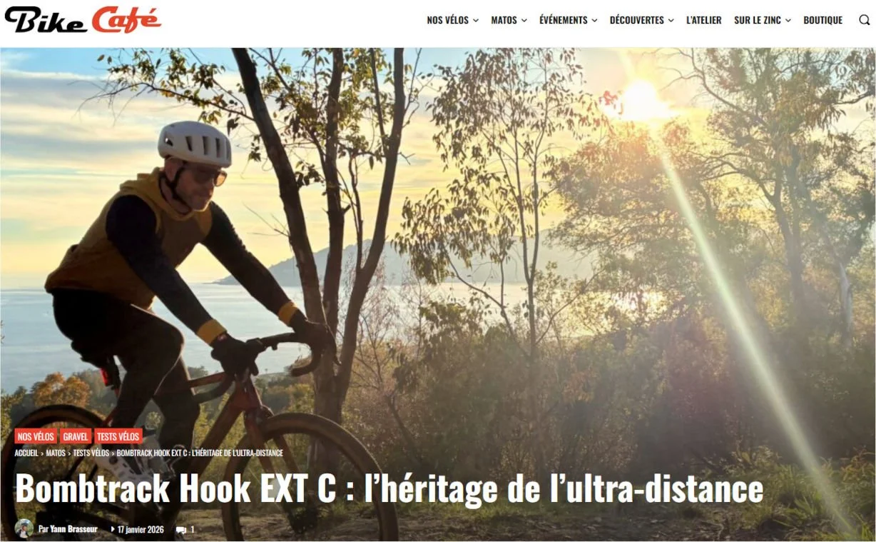 Our HOOK EXT C at “bikecafe.fr” (F)