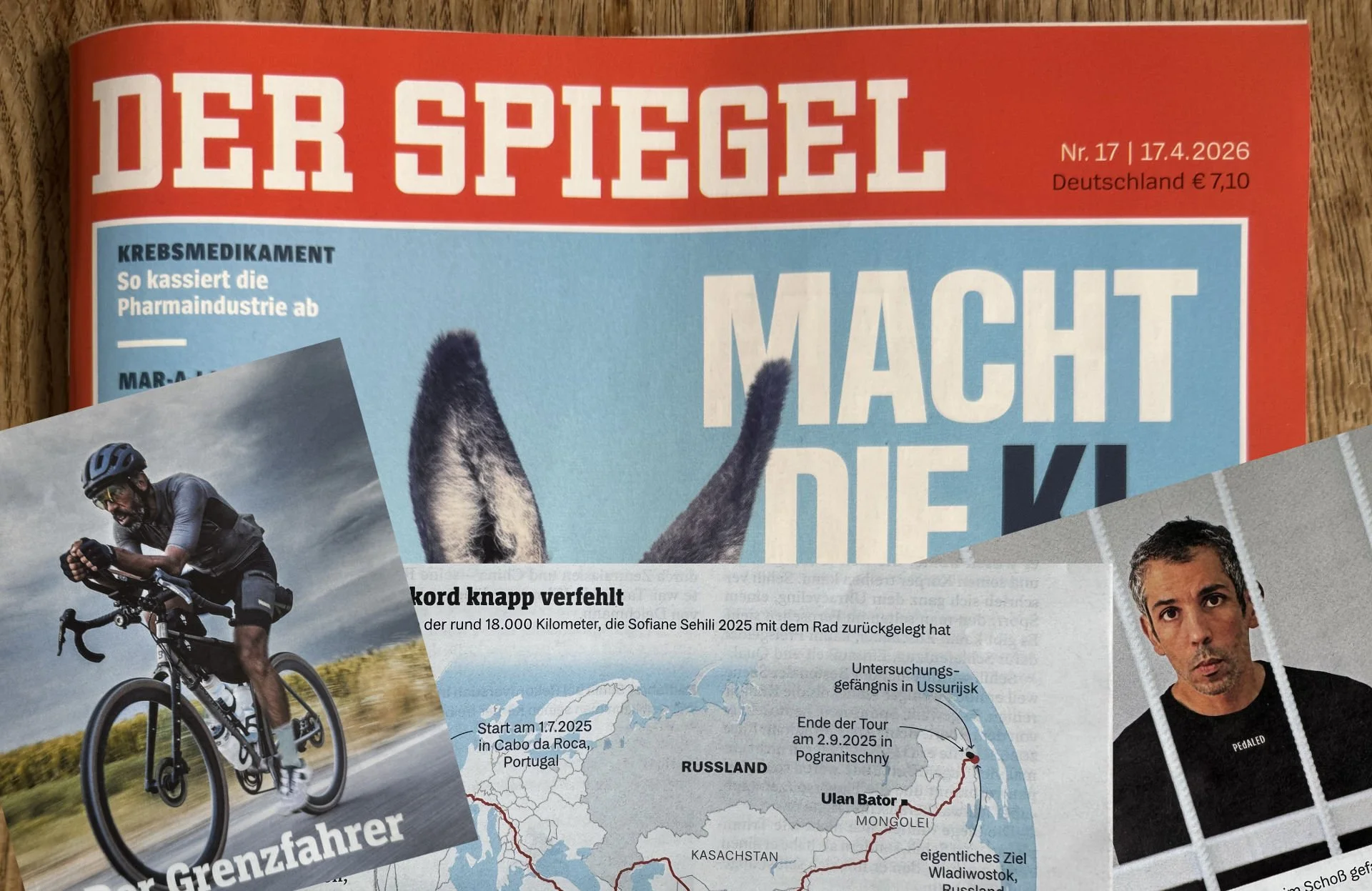 Sofiane at “SPIEGEL” mag (GER)