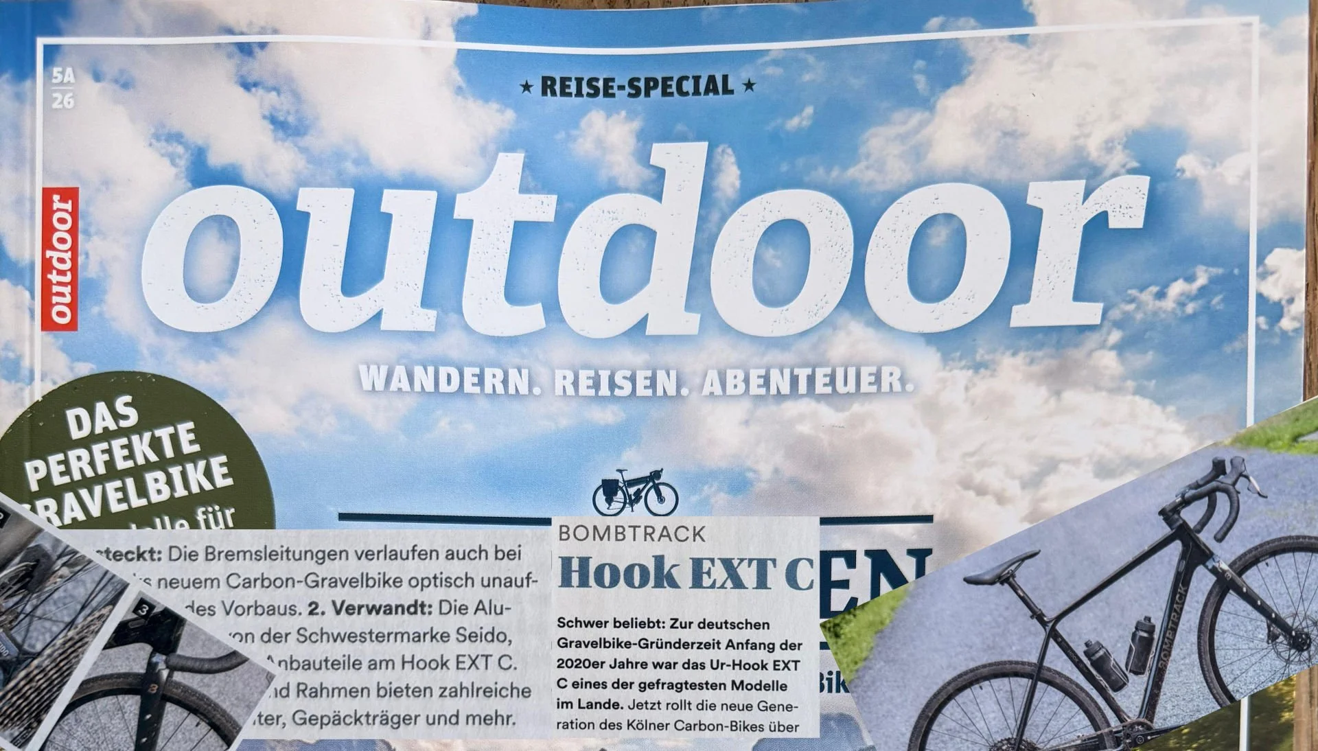 Our HOOK EXT C at “Outdoor”  Mag (GER)