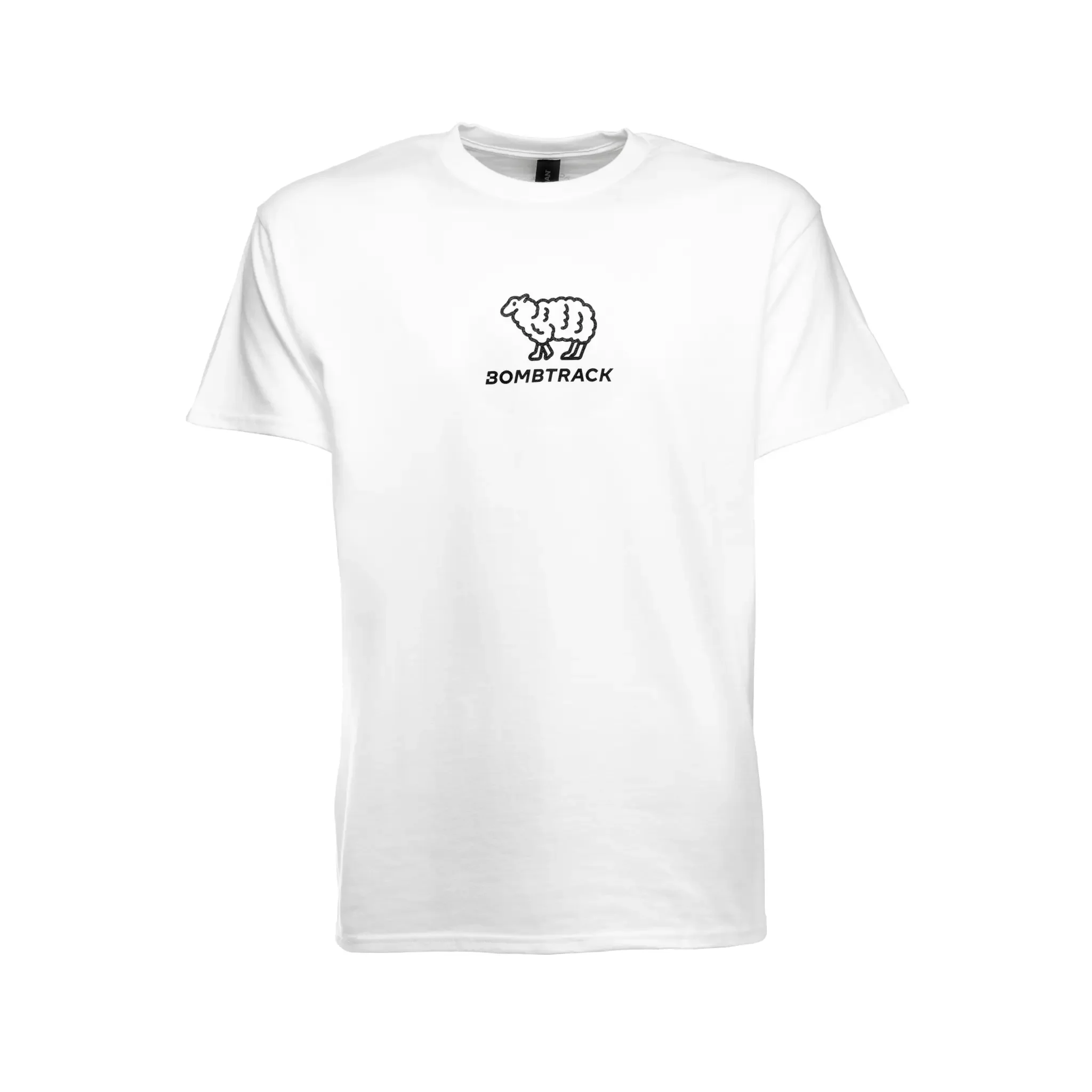 BOMBTRACK_ Sheep_tee_white_front.webp