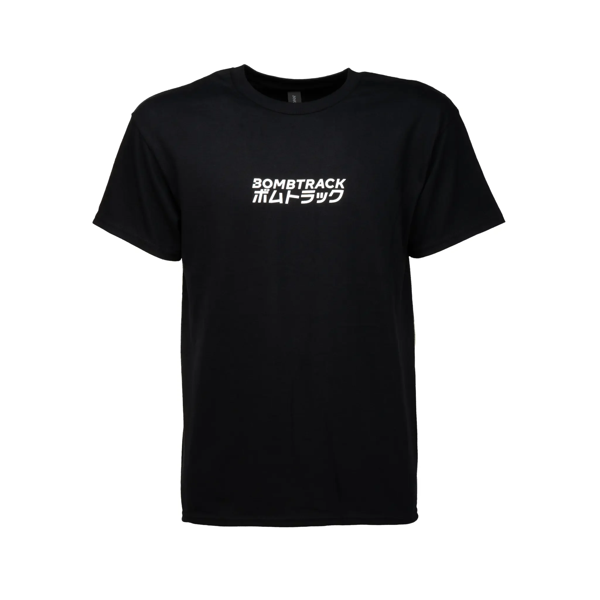 BOMBTRACK_Jscript_tee_black_front.webp