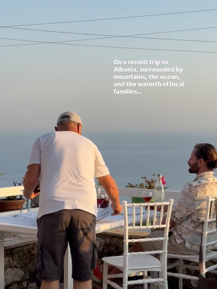 As a dietitian, I spend so much time thinking &amp; talking about food through the lens of nourishment - the kind we can measure. 

But being in Albania reminded me of the kind we can&rsquo;t. 

Slow meals, shared plates, history, food made with care