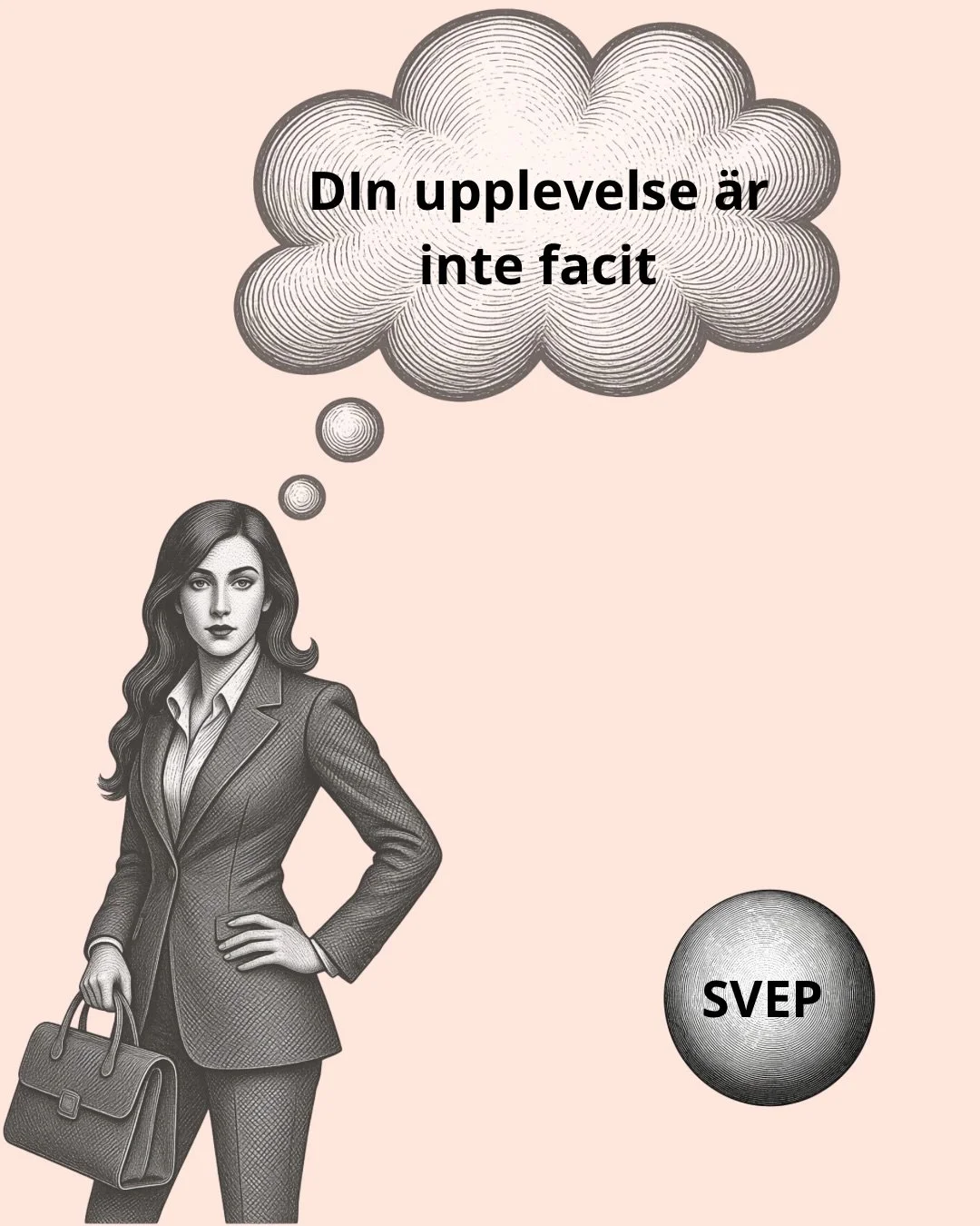 Din upplevelse &auml;r inte neutral fakta, det &auml;r inte facit. N&auml;r v&aring;r upplevelse f&aring;r tolkningsf&ouml;retr&auml;de ger det konsekvenser.

Emotionell intelligens handlar om att kunna skilja p&aring; k&auml;nsla och fakta. Och d&au