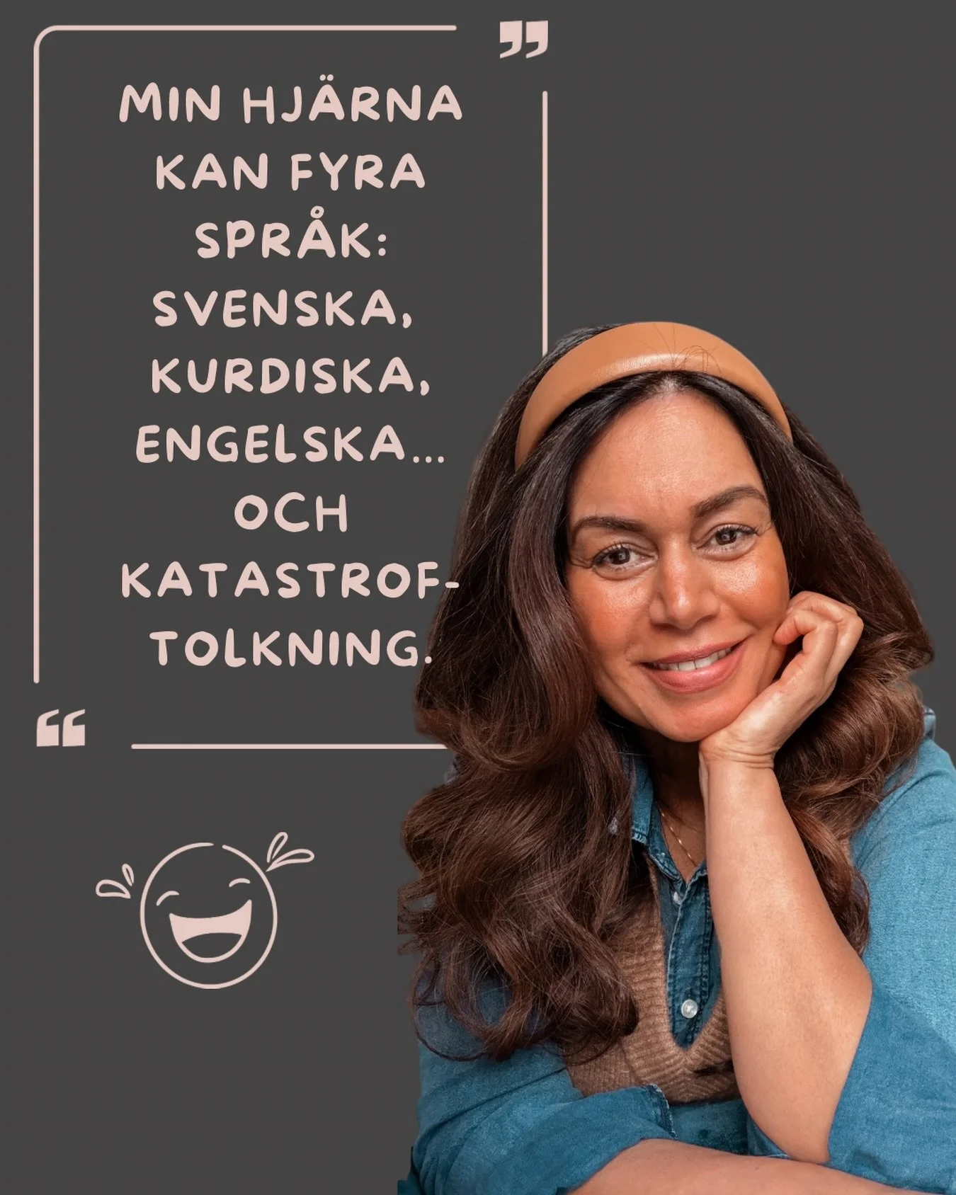 FREDAGSGLIMTEN 🥂

Min hj&auml;rna &auml;r fantastisk, den kan fyra spr&aring;k:
Svenska, kurdiska, engelska&hellip;
och katastroftolkning.

😂😂😂😂

Ha en fin fredag 🫶

#emotionellintelligens #emotionelltmogen #hj&auml;rnan 
#emotionellkapacitet  