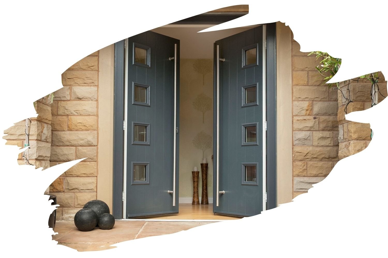 why are grey doors popular