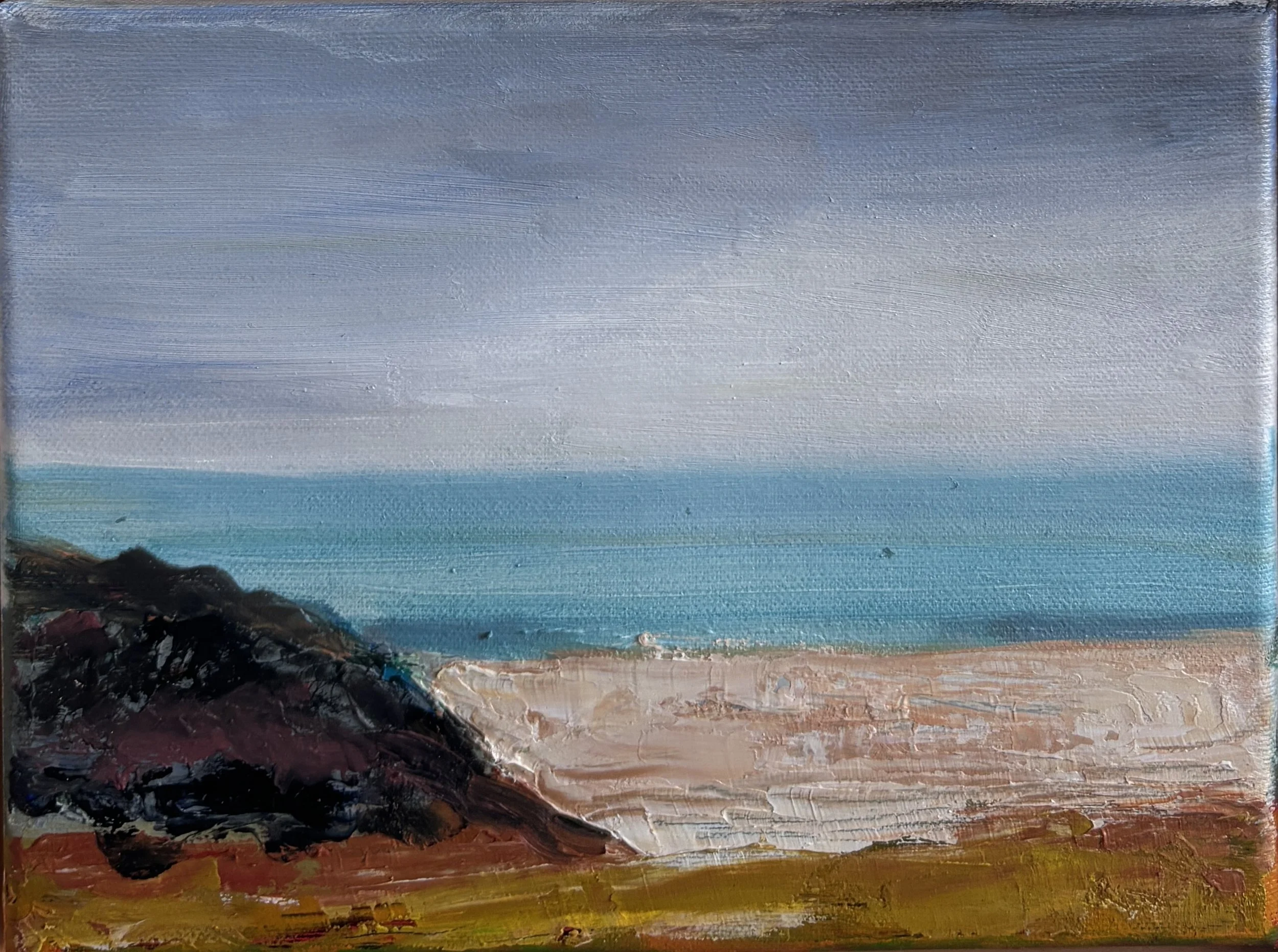 Heuvel, oil and acryl on canvas, 18x24 cm, 2024