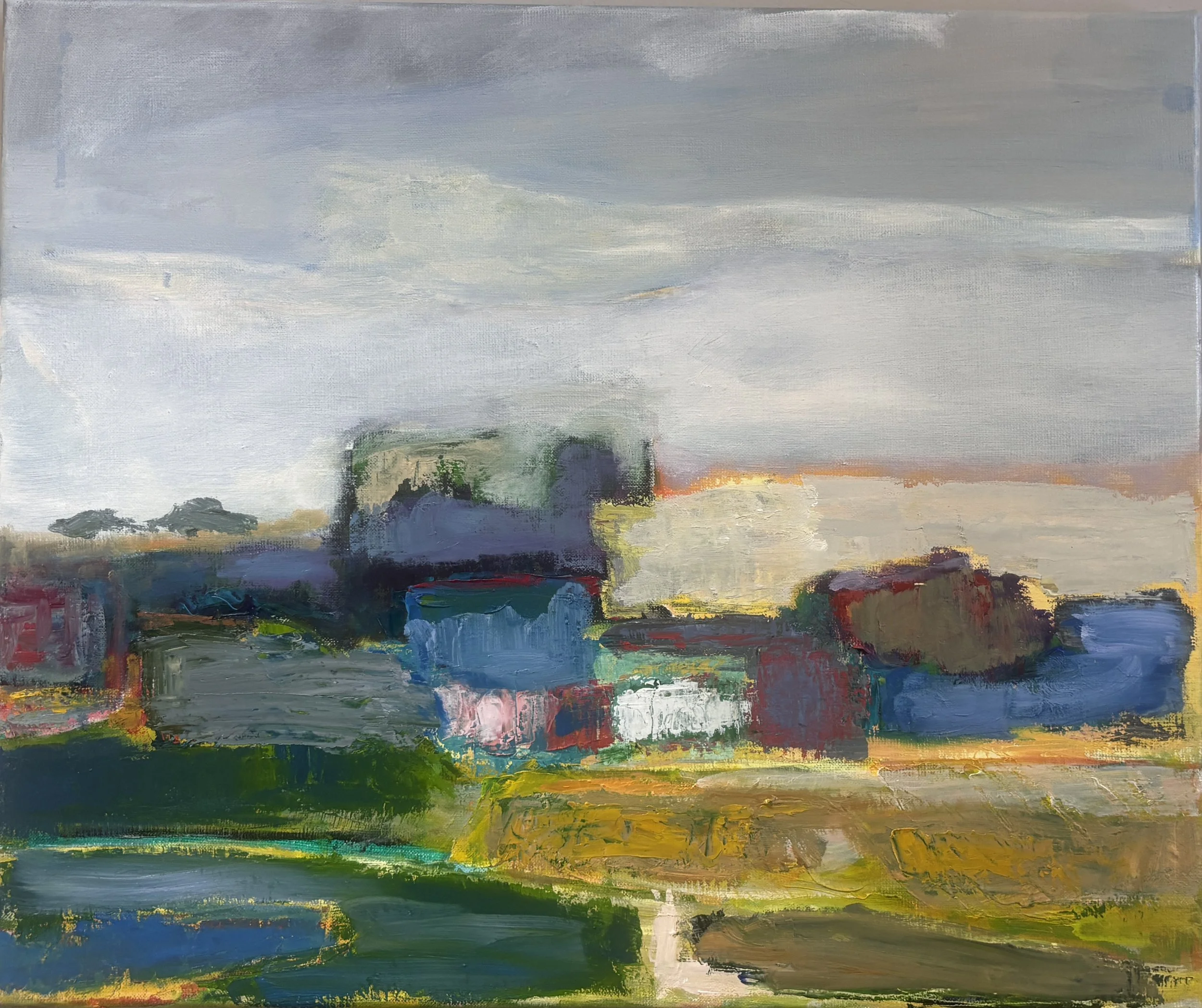 Land op land, oil on canvas, 50x60 cm, 2026