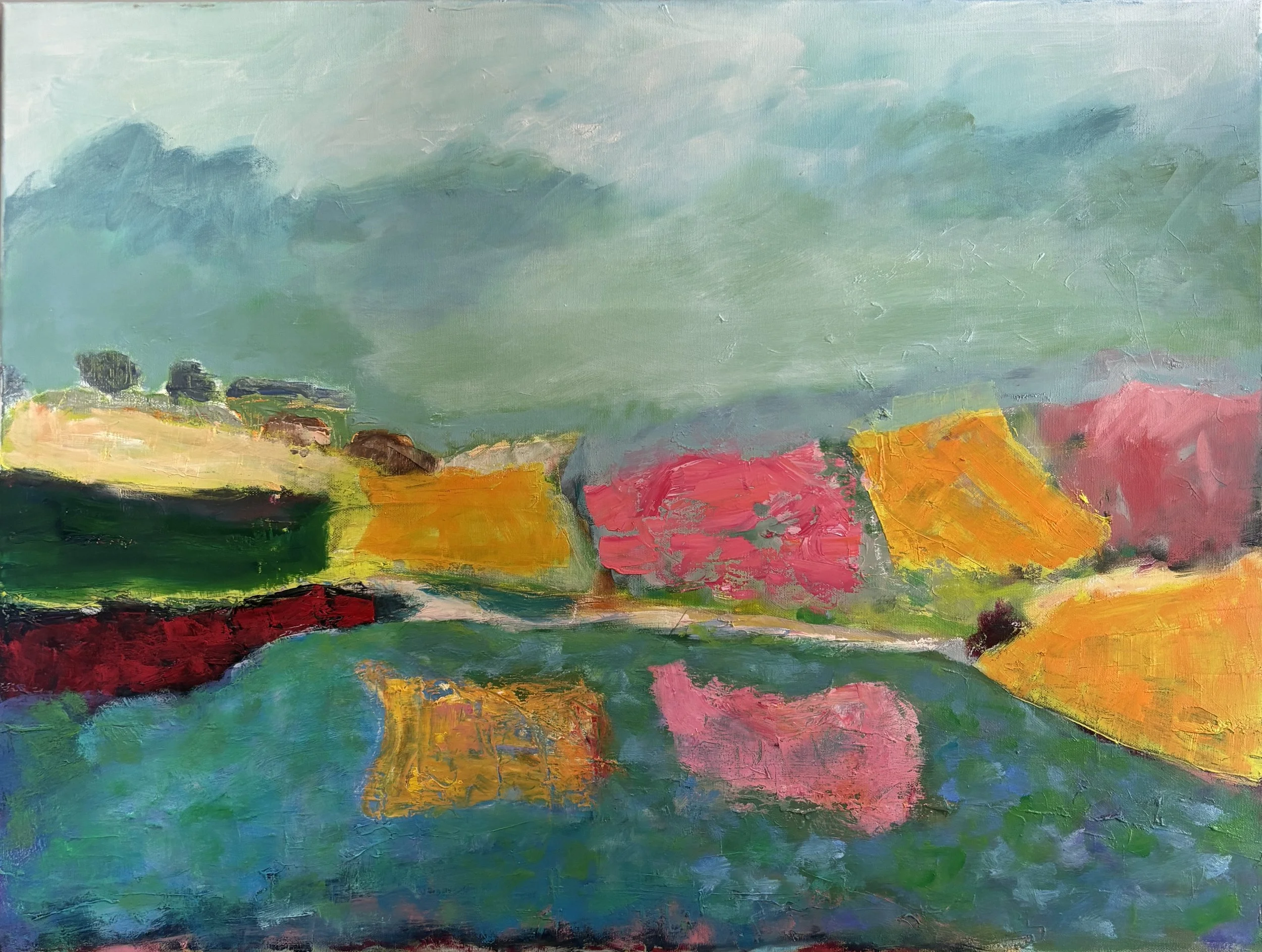 Na de winter, oil and acryl on canvas, 60x80 cm, 2024/25