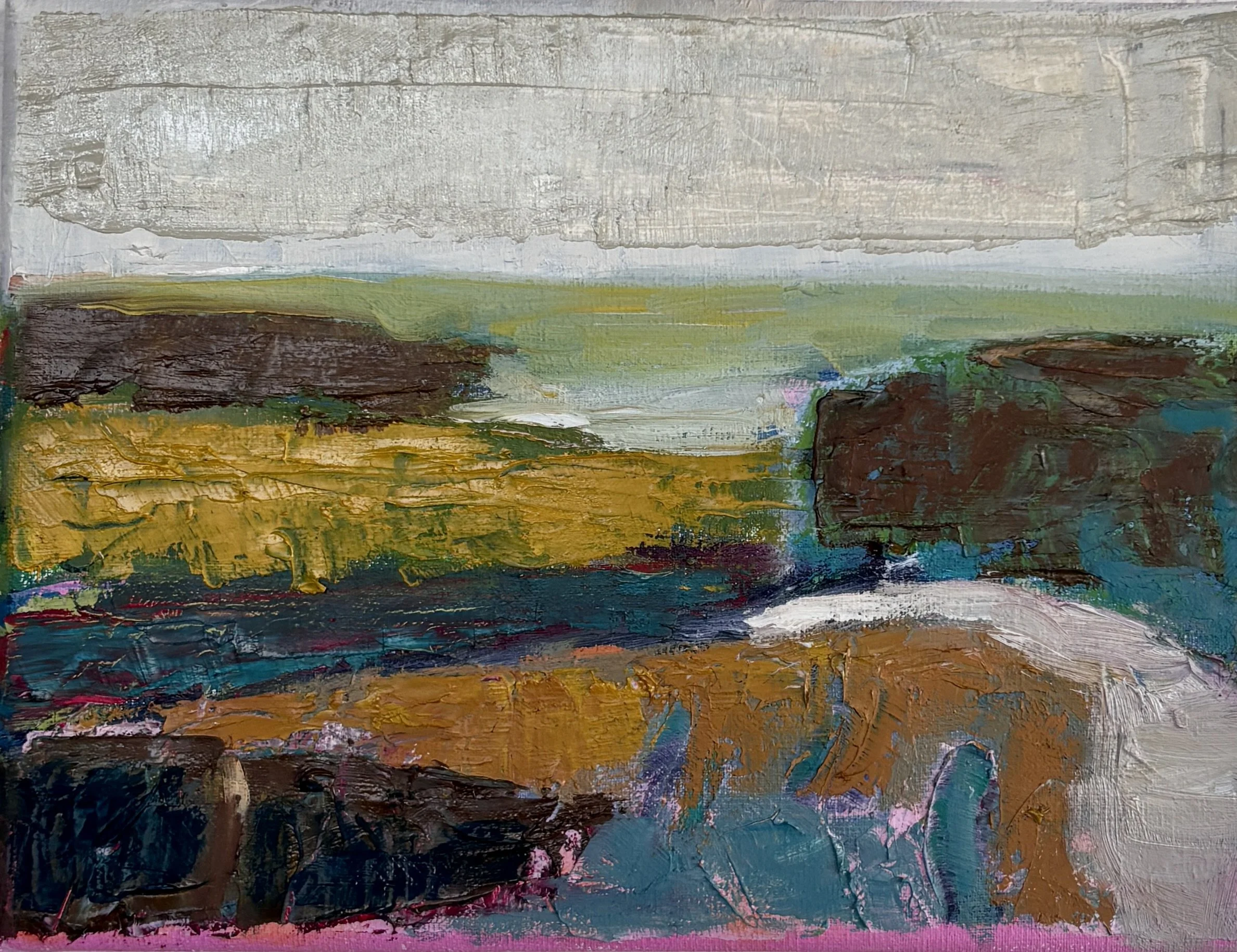 Vandaag, 18x24 cm, acryl an oil on canvas, 2026