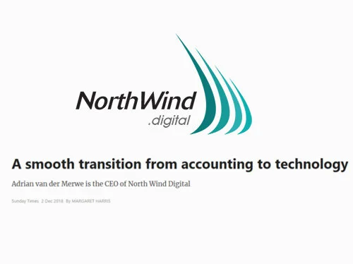 The Sunday Times interview with North Wind Digital CEO, Adrian van der Merwe
