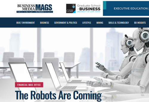 BUSINESS MEDIA MAGS - THE ROBOTS ARE COMING