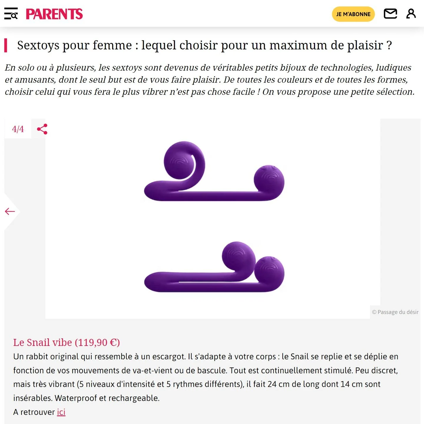 Register Product — Snail Vibe