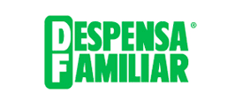 Logotipo de 'Despensa Familiar' en letras verdes y blancas.