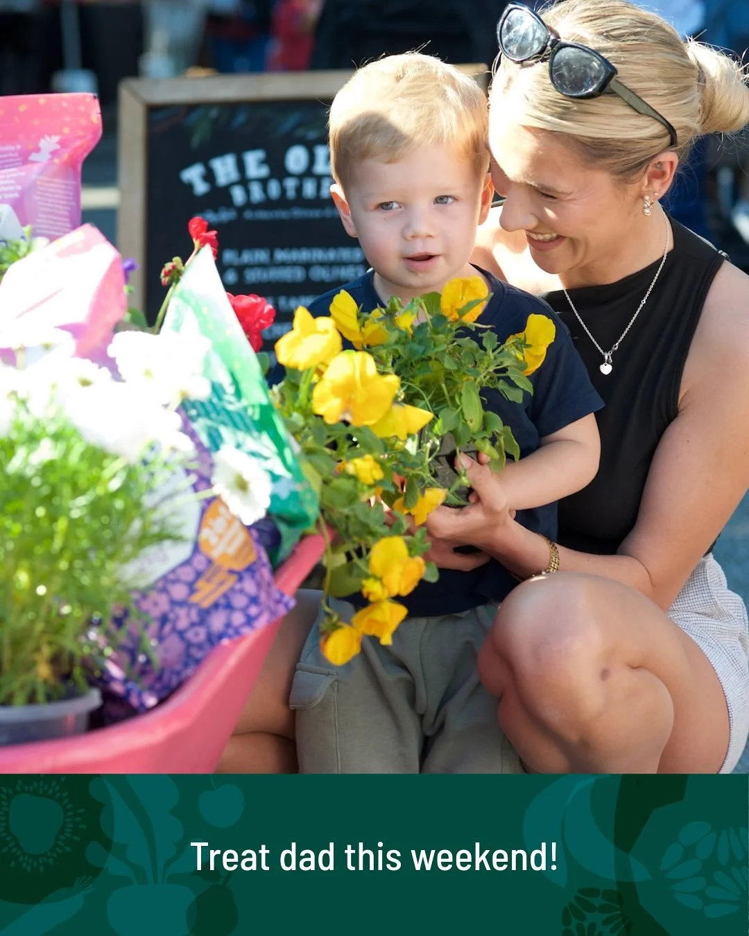 The first weekend of Spring and a time to celebrate Dad!

Find us at: 📍 Powerhouse &ndash; Saturday 📍 Manly &ndash; Saturday 📍 Mitchelton &ndash; Sunday

6am - 12pm 

Whether it&rsquo;s gourmet treats, fresh meat, seafood, cheese or just the fun o