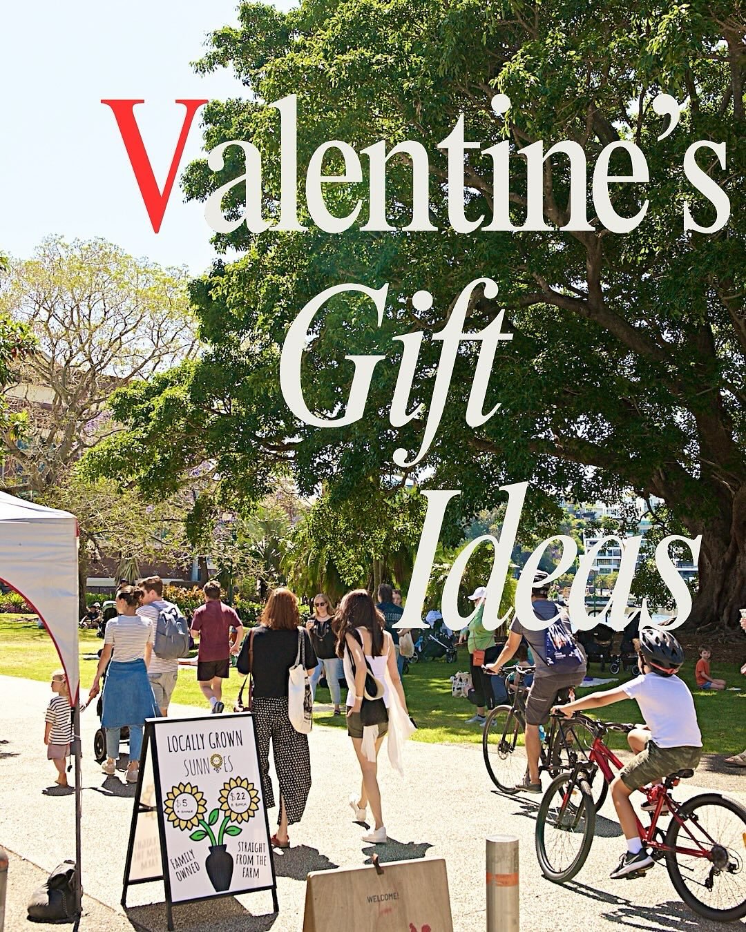 ❤️ LOVE LOCAL THIS VALENTINE&rsquo;S DAY ❤️

Valentine&rsquo;s Day falls on Saturday 🌹

Fresh blooms.
Handmade gifts.
Artisan chocolate.

Start your morning with us.

📍 Brisbane Powerhouse
⏰ 6am &ndash; 12pm
🗓 This Saturday