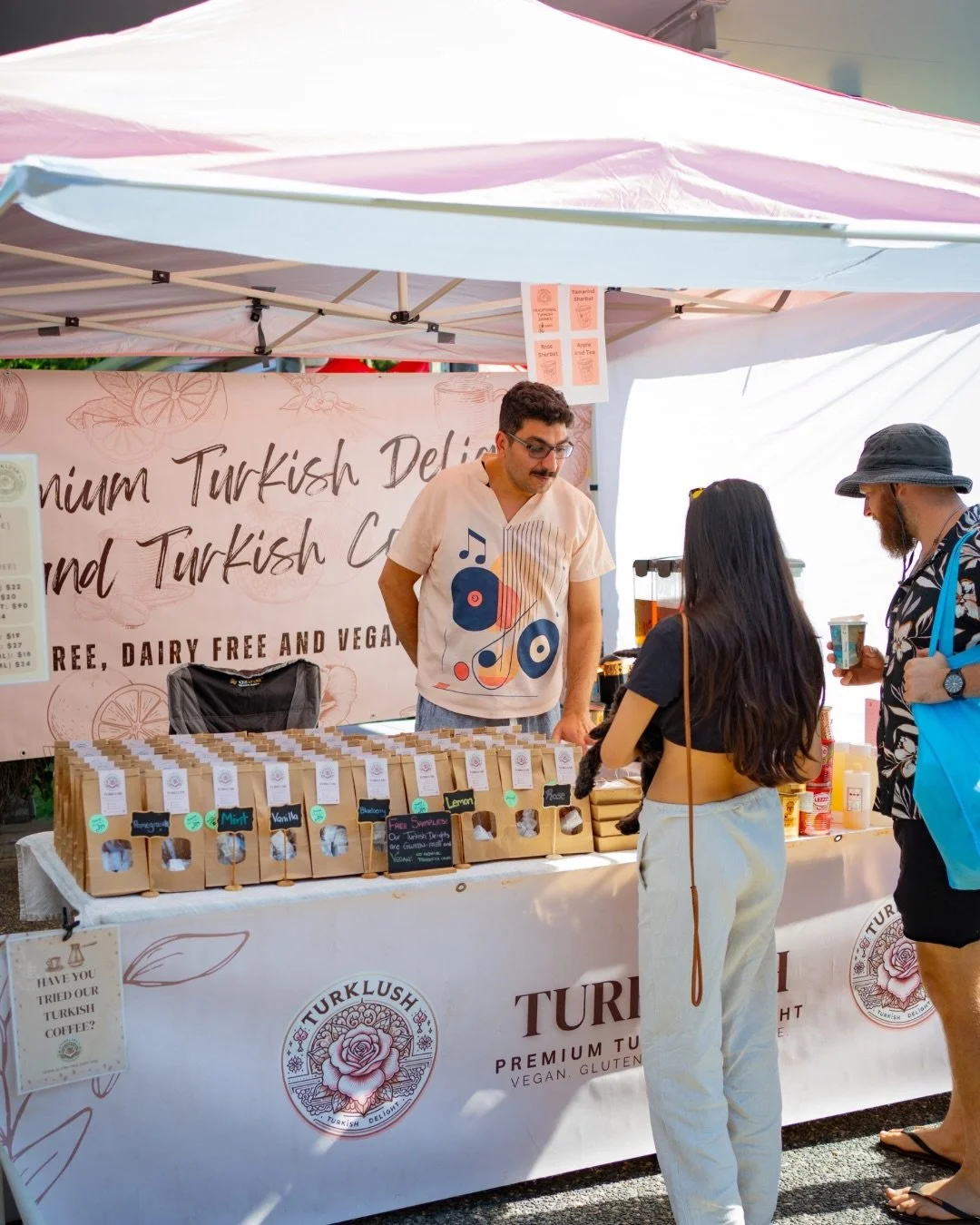 Find Turklush at the Powerhouse Markets every Saturday. 
Serving up authentic Turkish Delight made with fresh Australian ingredients.
Come by for a taste and take home your favourites.
@turklushtd