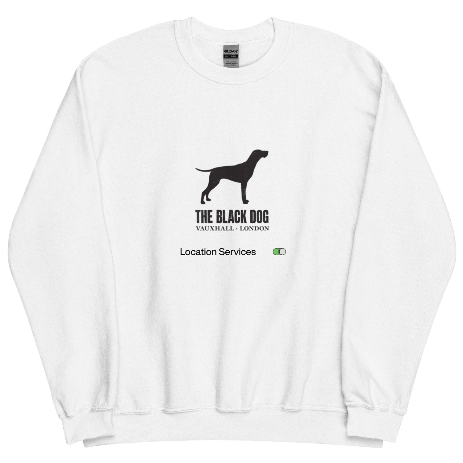 The Black Dog Location Services Unisex Sweatshirt — The Black Dog  Vauxhall, London