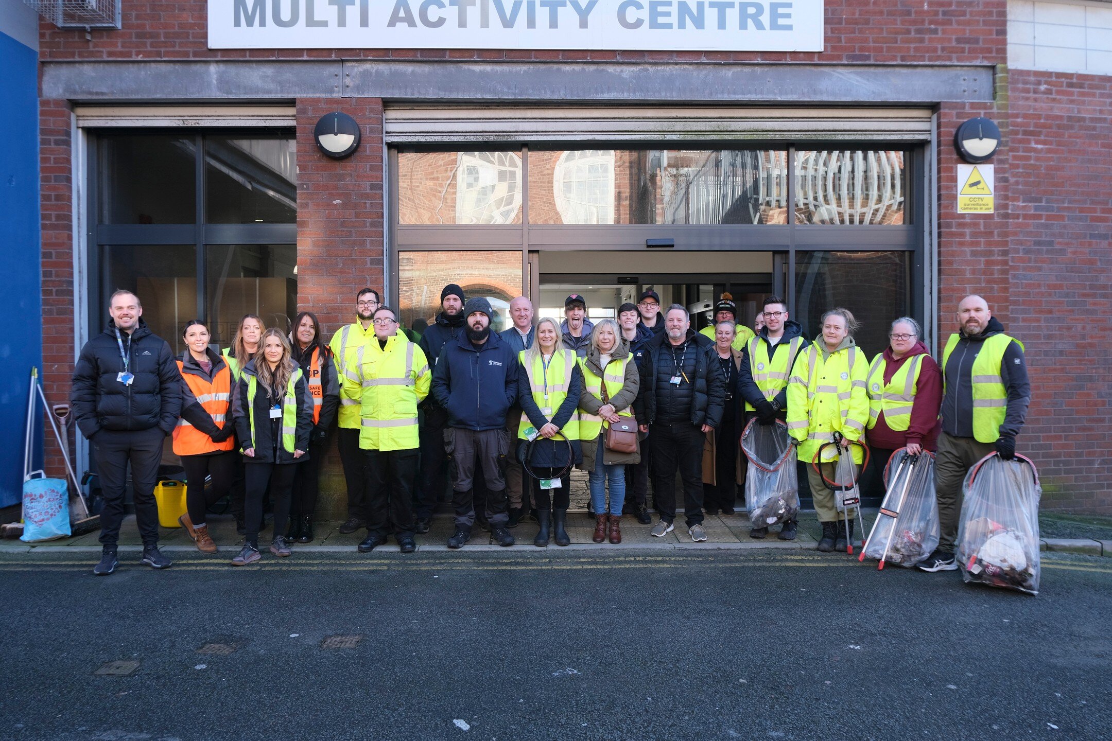 We were delighted to join local partners working together to host a community action day at #Dovecot Place today. 

We tidied up the front and back of the properties, hired a skip to dispose of any larger items, spoke to local tenants (both commercia