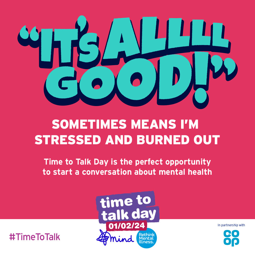 Time to Talk Day is the perfect opportunity to start a conversation about mental health. 💬

Talking openly and honestly can be the first step towards better mental health.

We&rsquo;ve listed some local and national helplines on our website that you