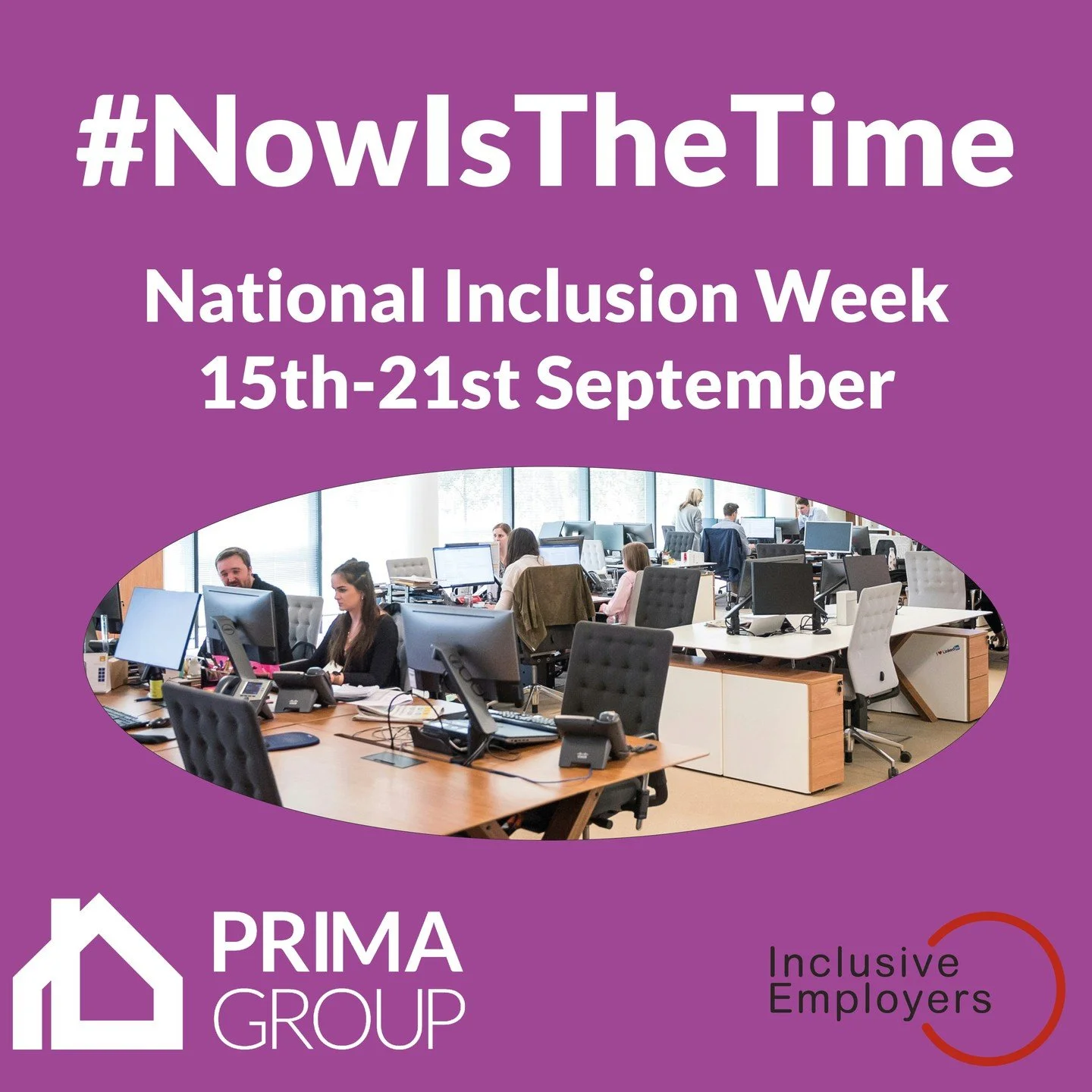 This National Inclusion Week, #NowIsTheTime to implement and embed sustainable policies with inclusion and equality of opportunity at their core.

From the 15th to the 21st September, we&rsquo;re assessing our inclusion policies, encouraging open dia