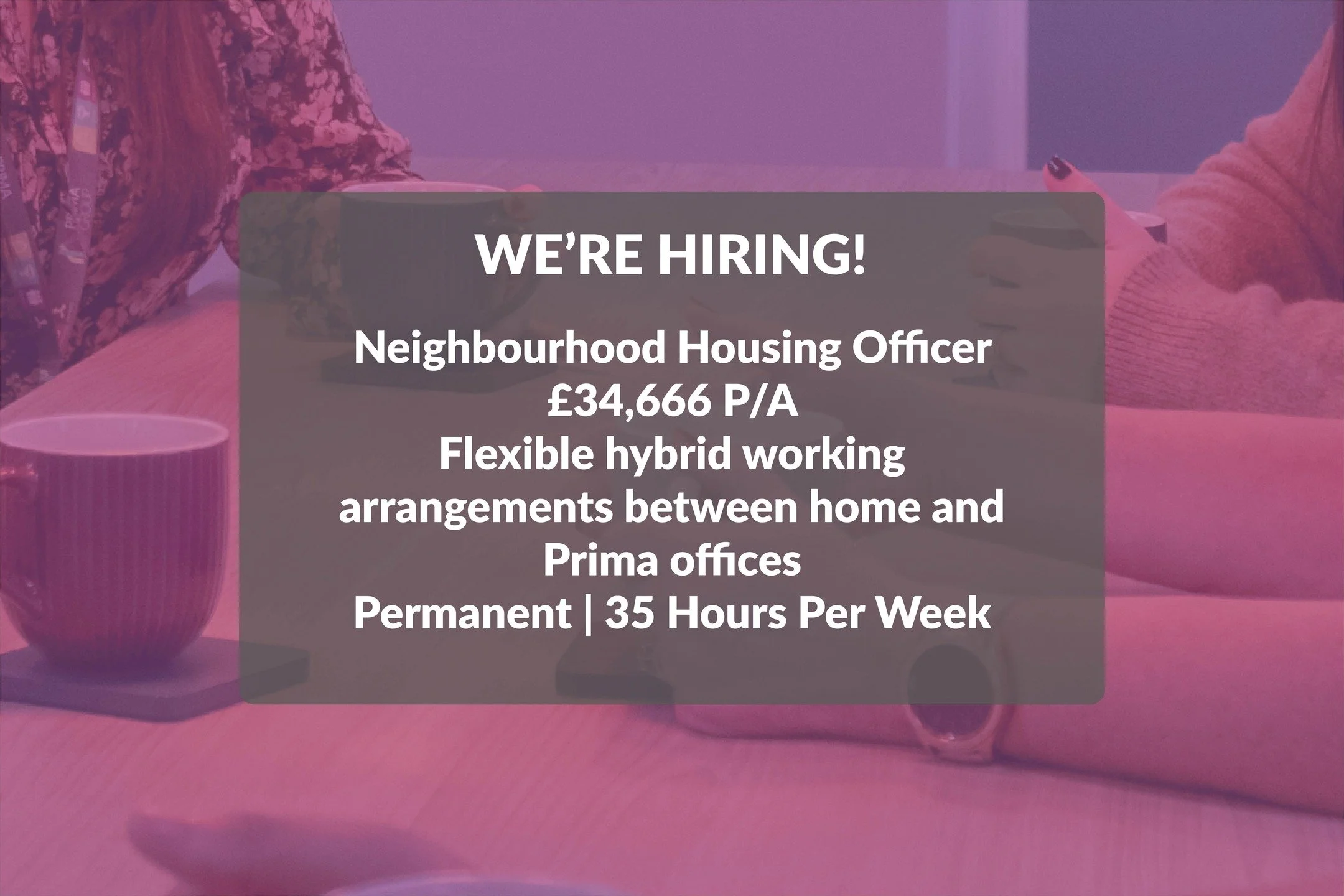 We're Hiring | Neighbourhood Housing Officer

As a Neighbourhood Housing Officer you will be providing front-line person-centred housing management services. Raising awareness of responsibilities, providing support and guidance to help customers sust