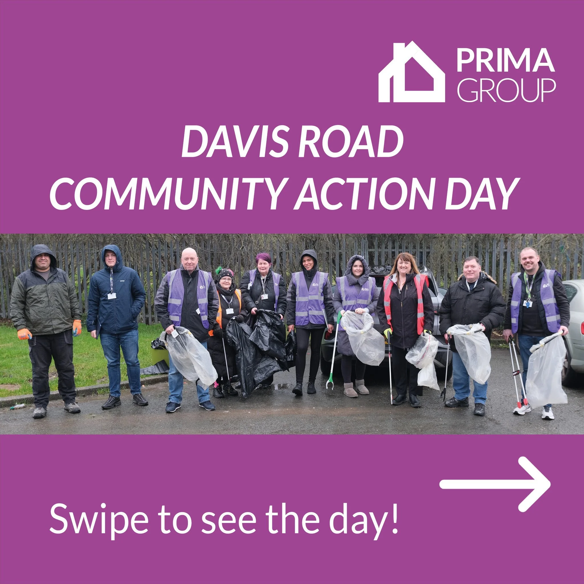Thank you, Davis Road!

Despite the rainy weather, we had a fantastic and productive Community Action Day on Davis Road yesterday.

Our colleagues were joined by local councillors and residents to litter pick, chat with the community, and connect wit