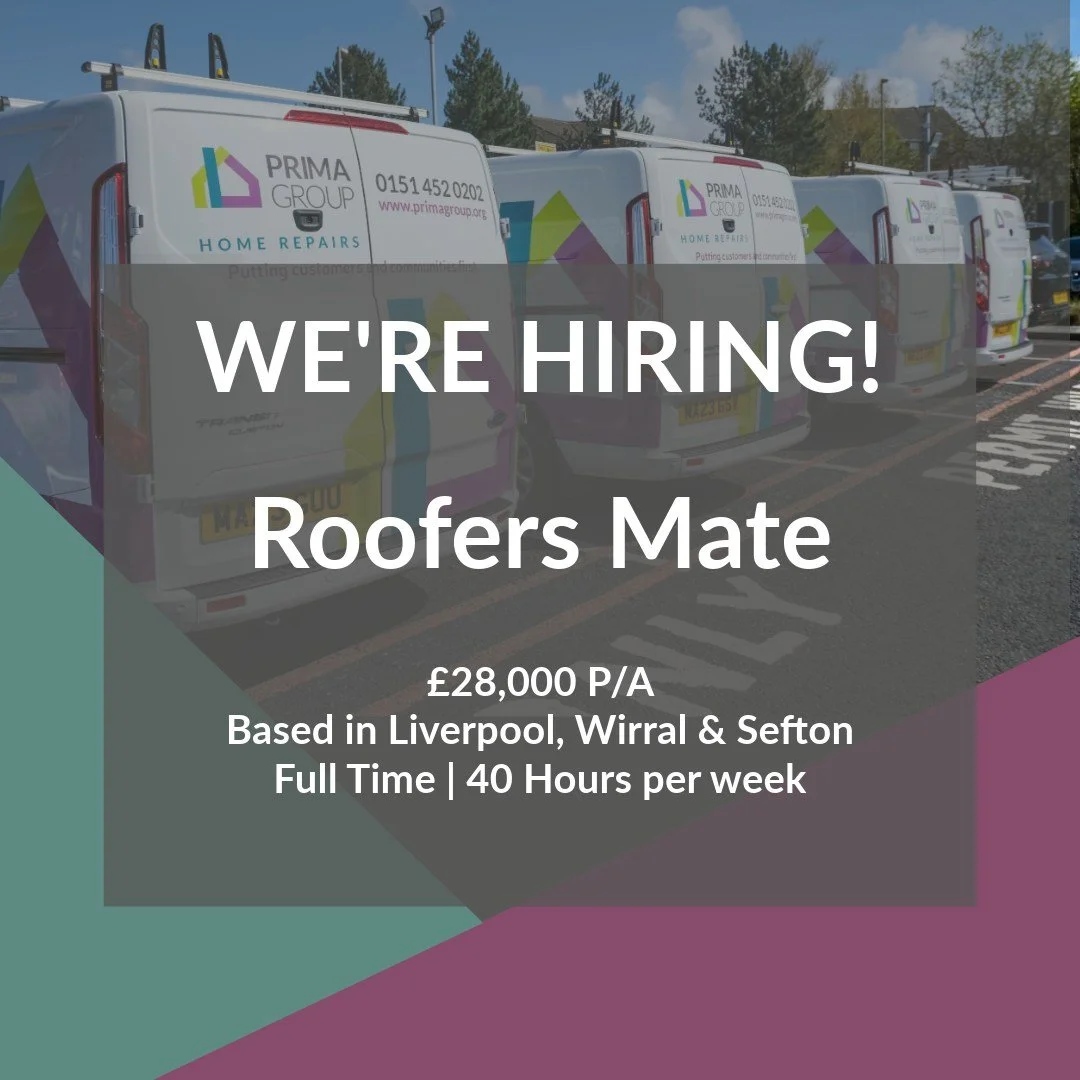 📢 New Vacancy - Roofers Mate 📢

As a Roofers Mate you will be assisting the roofer with completion of repairs and any improvement works required, safely, efficiently and to client satisfaction. 

Think this is the role for you? Find out more and ho