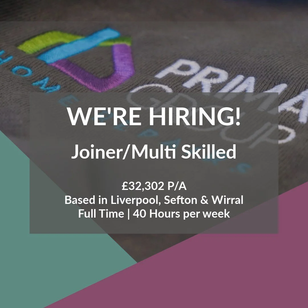 📣We&rsquo;re Recruiting - Joiner / Multi‑Skilled📣

We&rsquo;re on the lookout for a skilled and motivated Joiner/Multi‑Skilled to join our team. You&rsquo;ll play a key role in carrying out repairs and improvement works, delivering high‑quality res