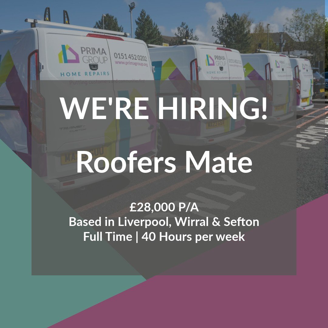 📢 New Vacancy - Roofers Mate 📢

As a Roofers Mate you will be assisting the roofer with completion of repairs and any improvement works required, safely, efficiently and to client satisfaction. 

Think this is the role for you? Find out more and ho