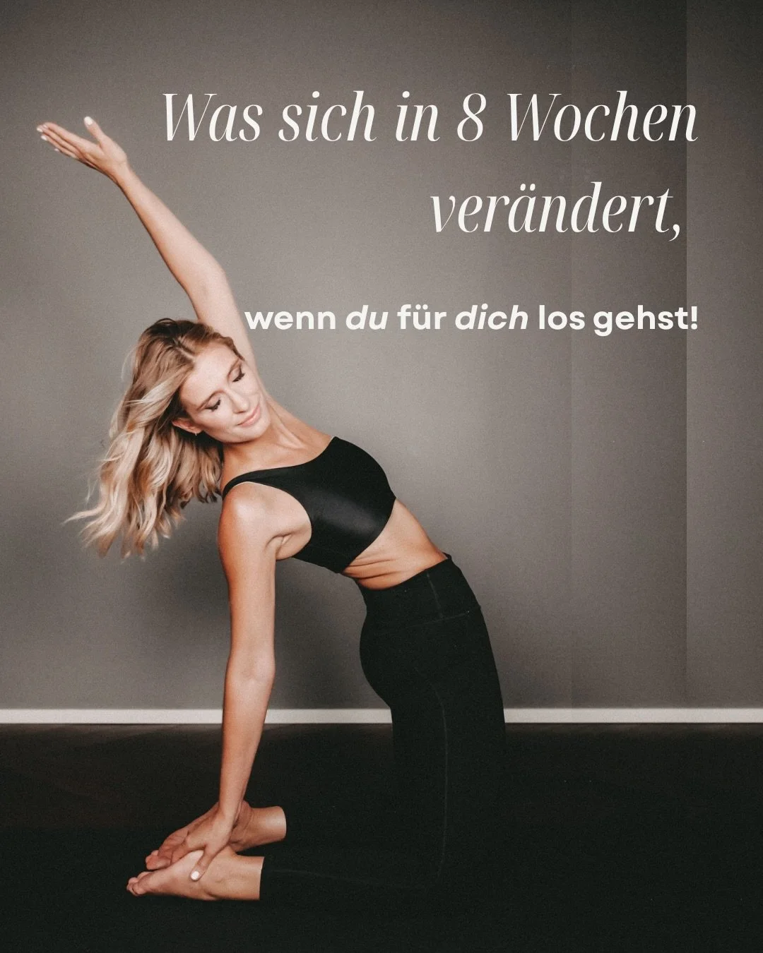 8-Wochen f&uuml;r Deine St&auml;rke, Deinen Glow und ein v&ouml;llig neues K&ouml;rpergef&uuml;hl ✨

Ganzheitlich, hocheffektiv und perfekt abgestimmt auf Deinen anspruchsvollen Alltag

🩷Die Pl&auml;tze sind streng auf 15 Teilnehmerinnen limitiert.

