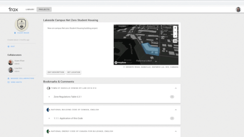 My Building Code — Trax