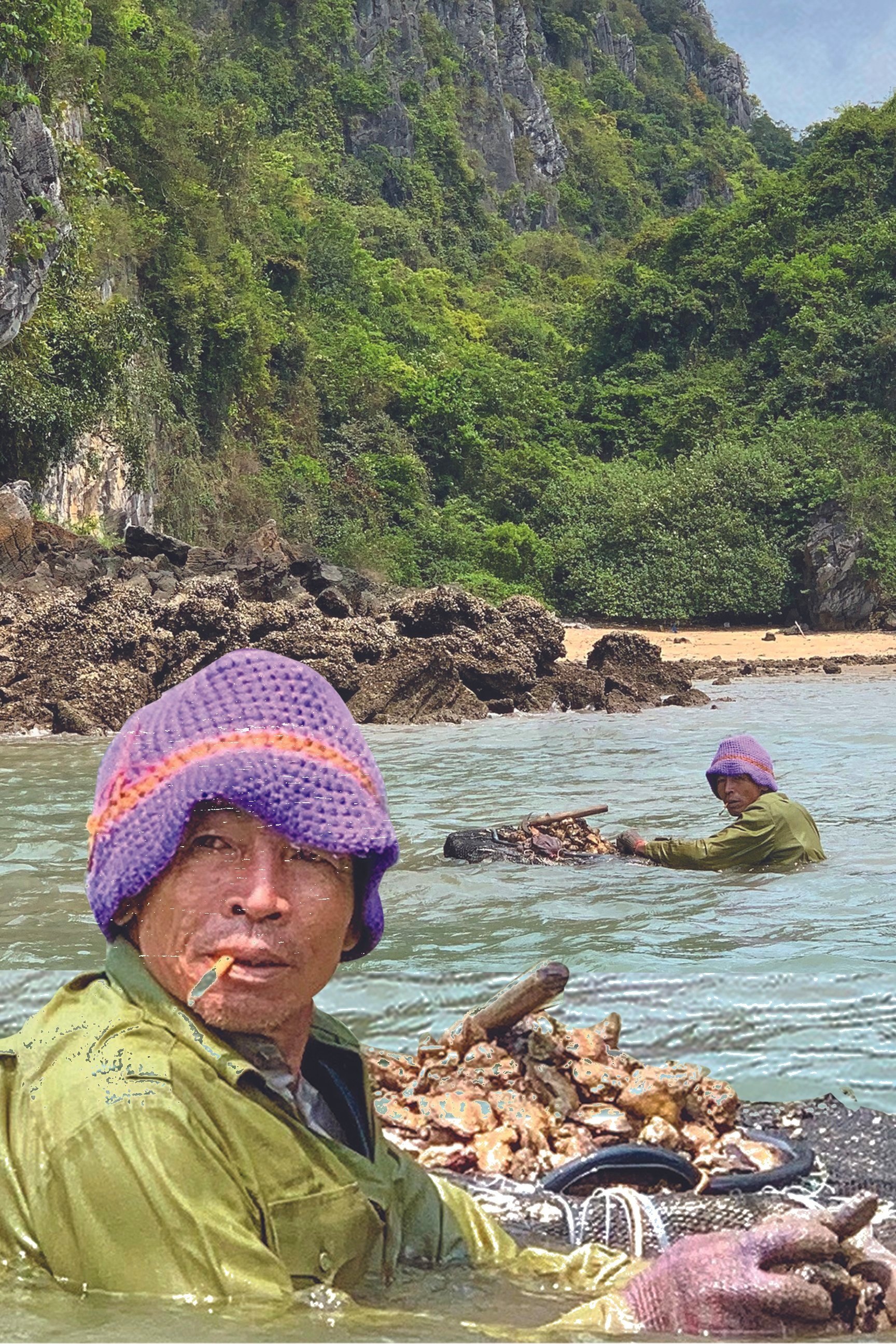 Mussel Man Halong Bay (Sold)