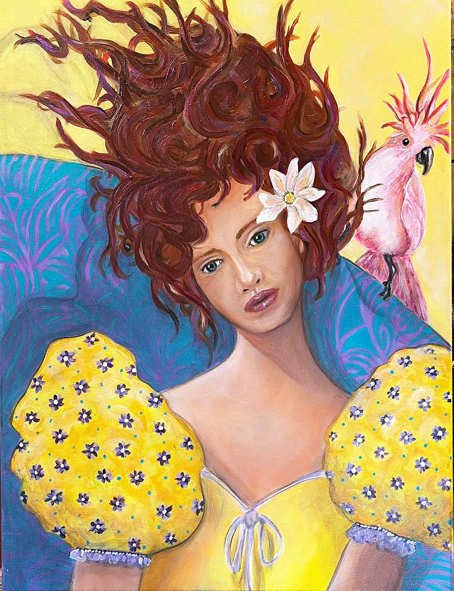Una Nina y su Pajaro (sold)