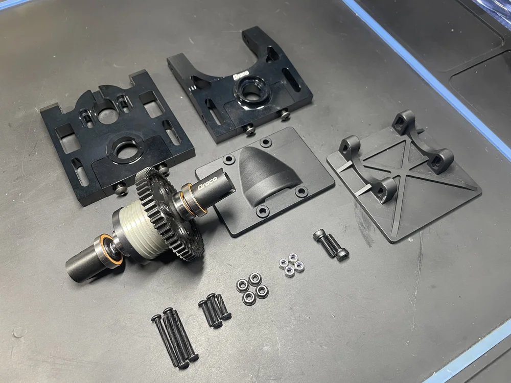 Draco Centre Diff Set for HPI Savage and Super 5SC Flux — Draco