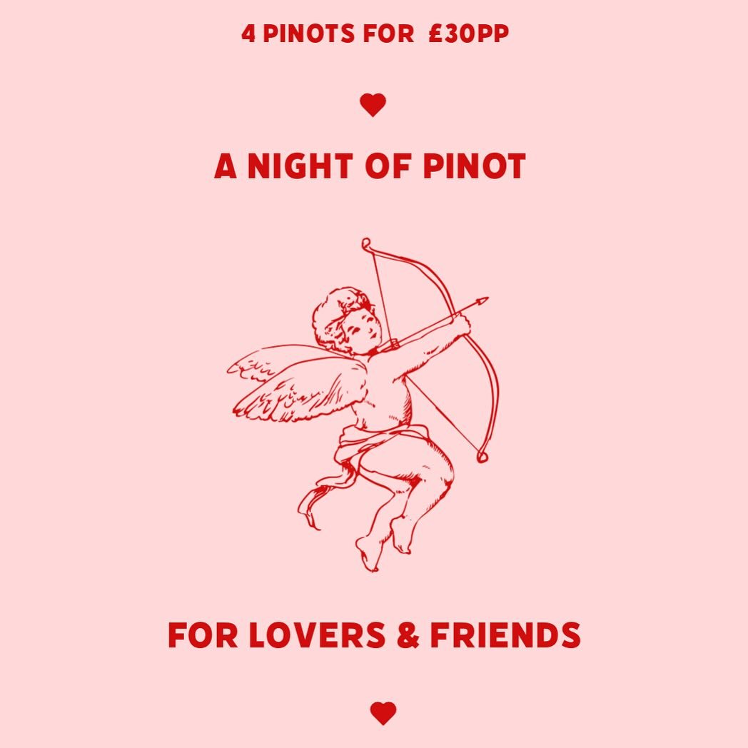 Valentine&rsquo;s Day is approaching &hellip; and we have some hot offers just for the night. I&rsquo;m not sure why I&rsquo;ve decided Pinot is romantic, something about Pinot is just innately sexy I guess? Join us for valentines and we&lsquo;ll be 