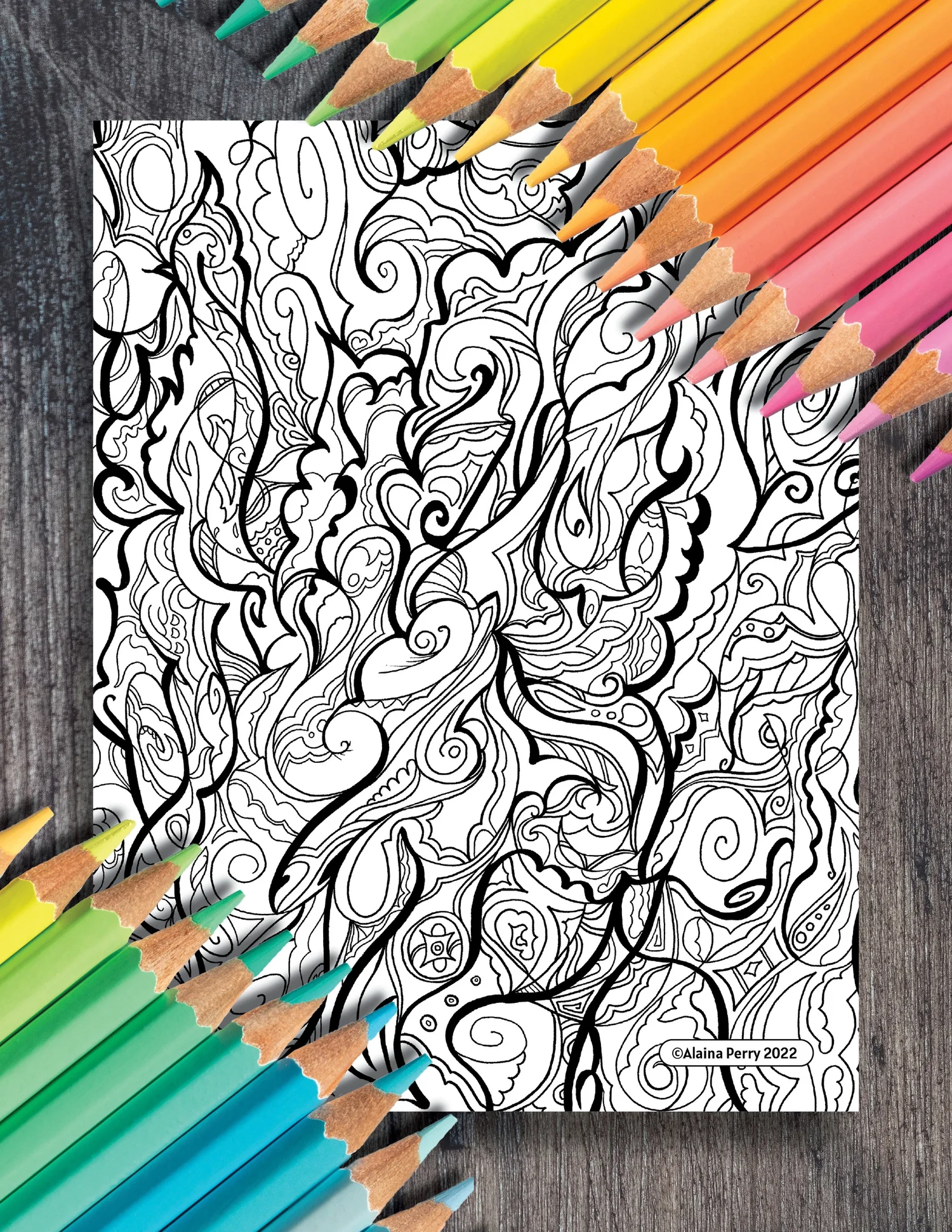 Vampire Cat Halloween Coloring Page - Printable — Alaina Perry