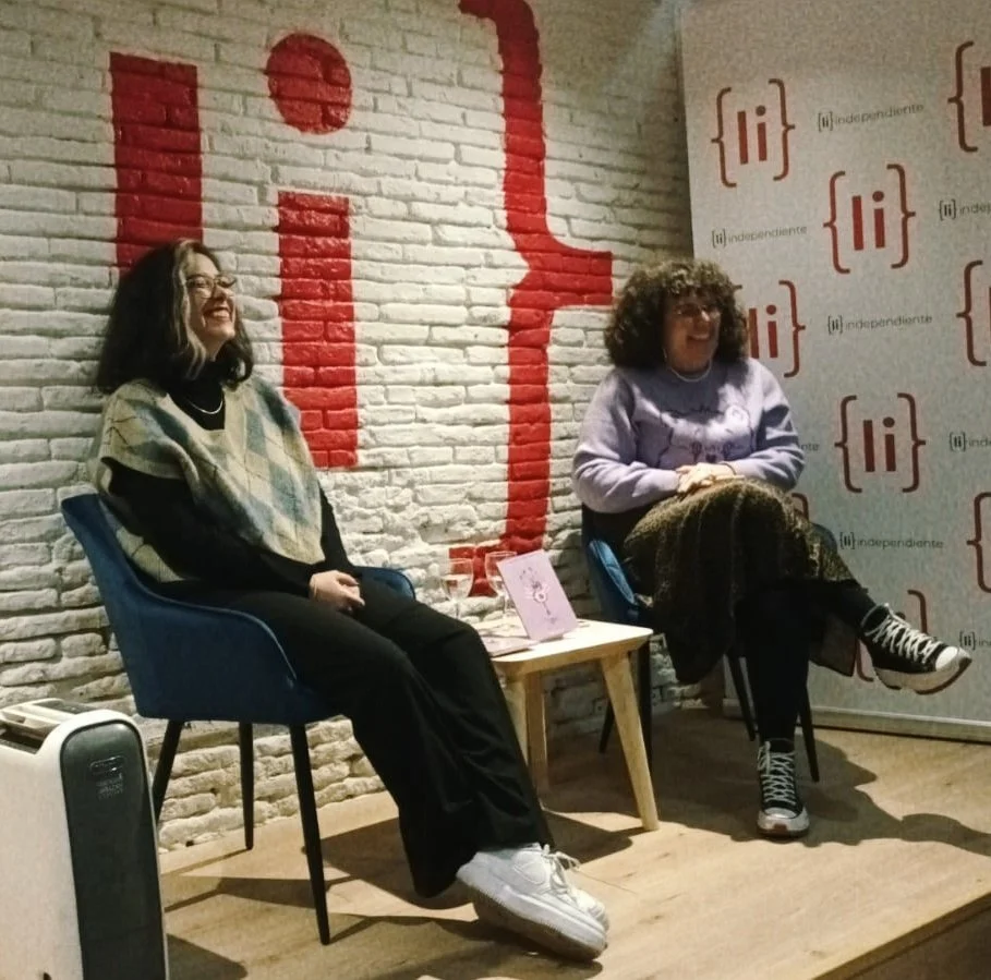 Segunda presentación en Madrid de Ayes del destierro junto a Aida González Rossi.