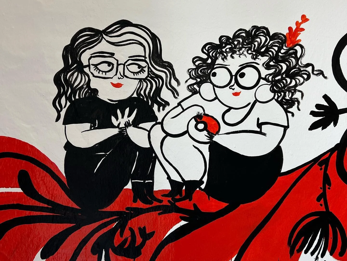 Mural en CIC El Almacén por Sara Fratini.