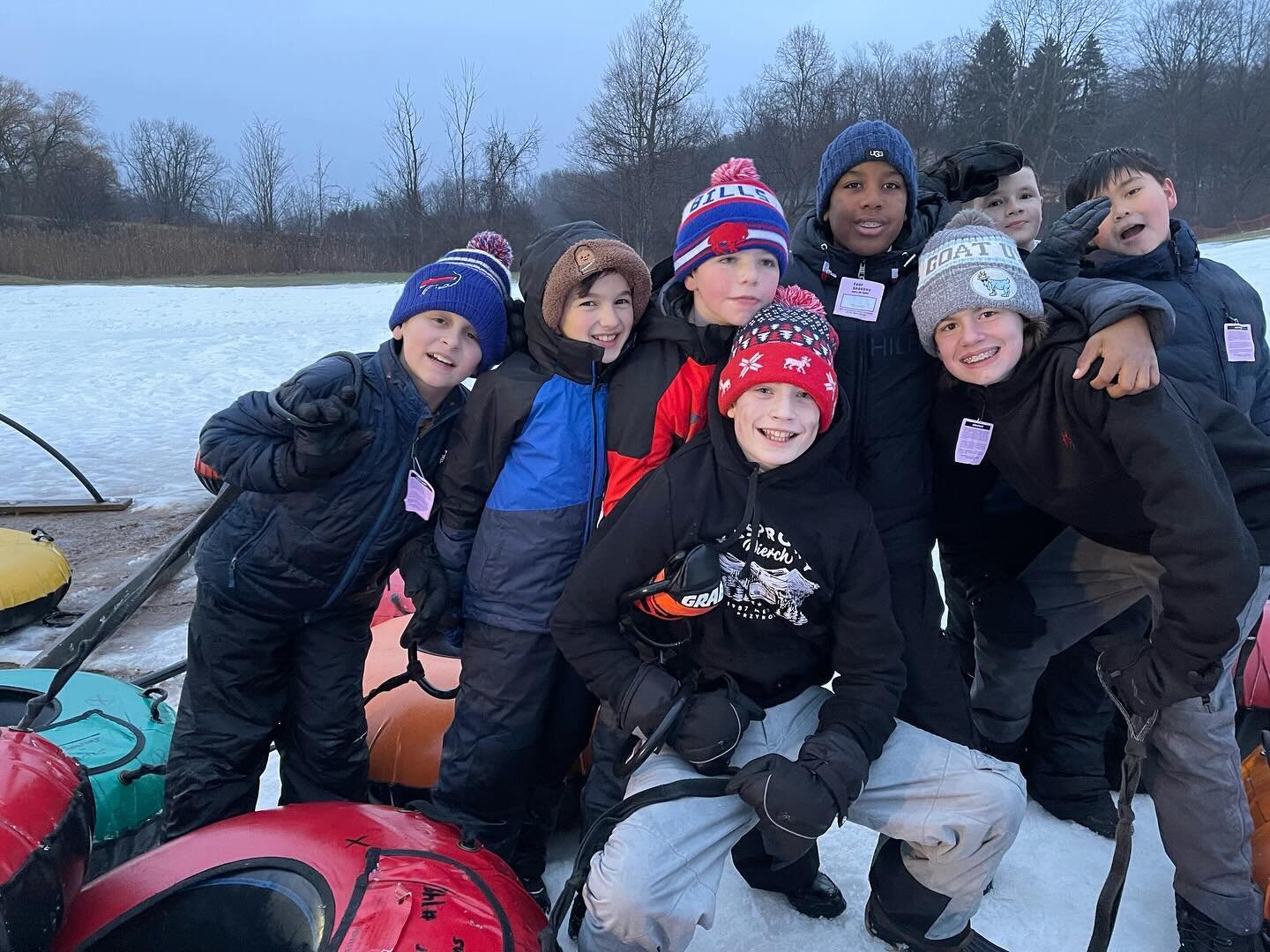 Snow much fun tubing with our students Thursday night ❄️