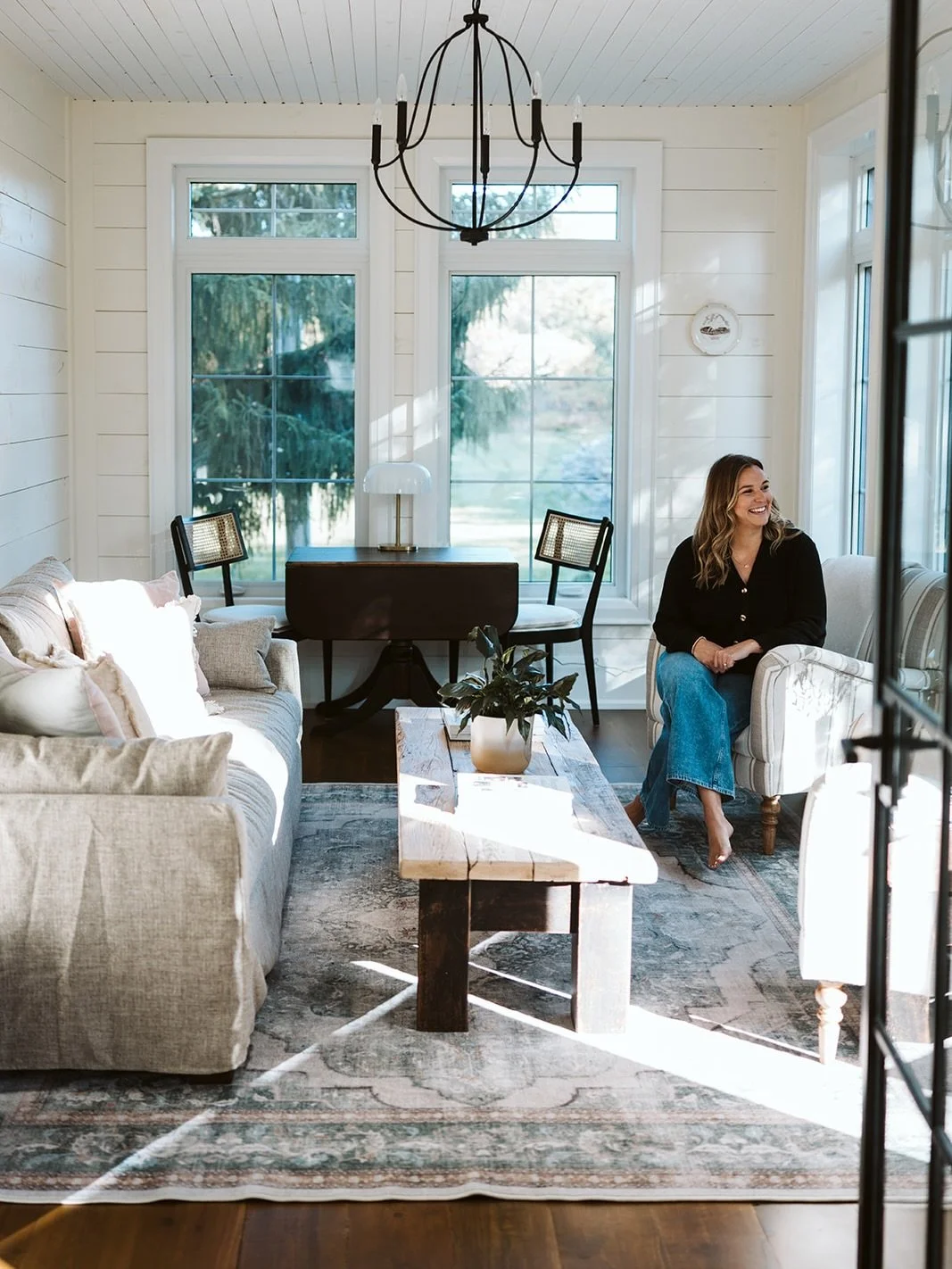 When we design spaces for our clients, our goal is simple: we want you to fall in love with your home. ✨

This sunroom at Project North Wing is exactly the kind of space you never want to leave, a true reflection of the comfort, style, and thoughtful