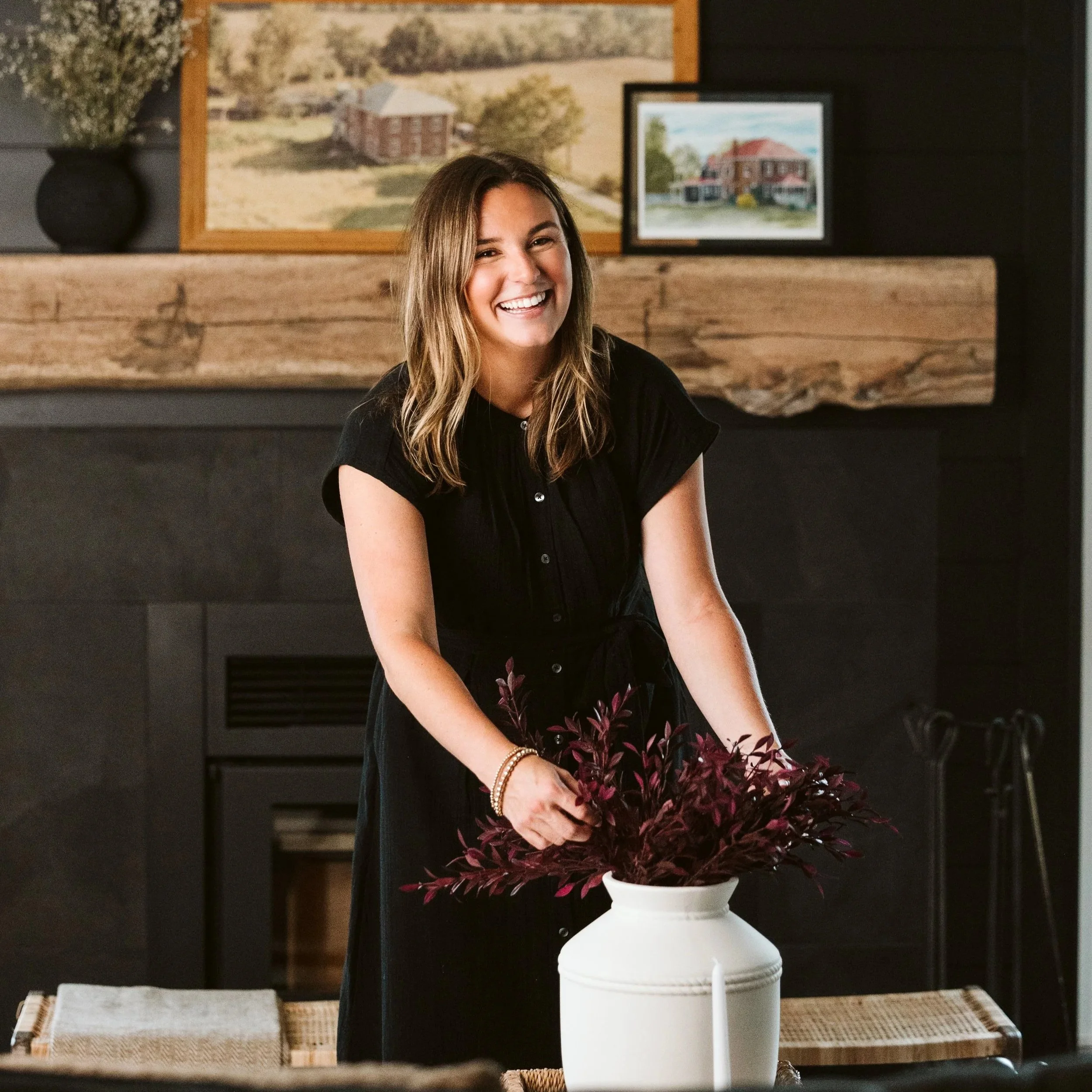 Interior designer smiling at camera