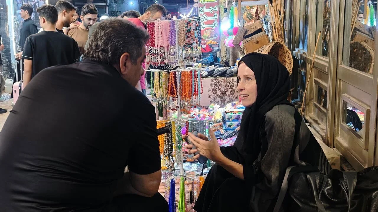 Karbala lately, near the bustling Al Sidra street in the heart of the old city  #bookresearch #Iraq