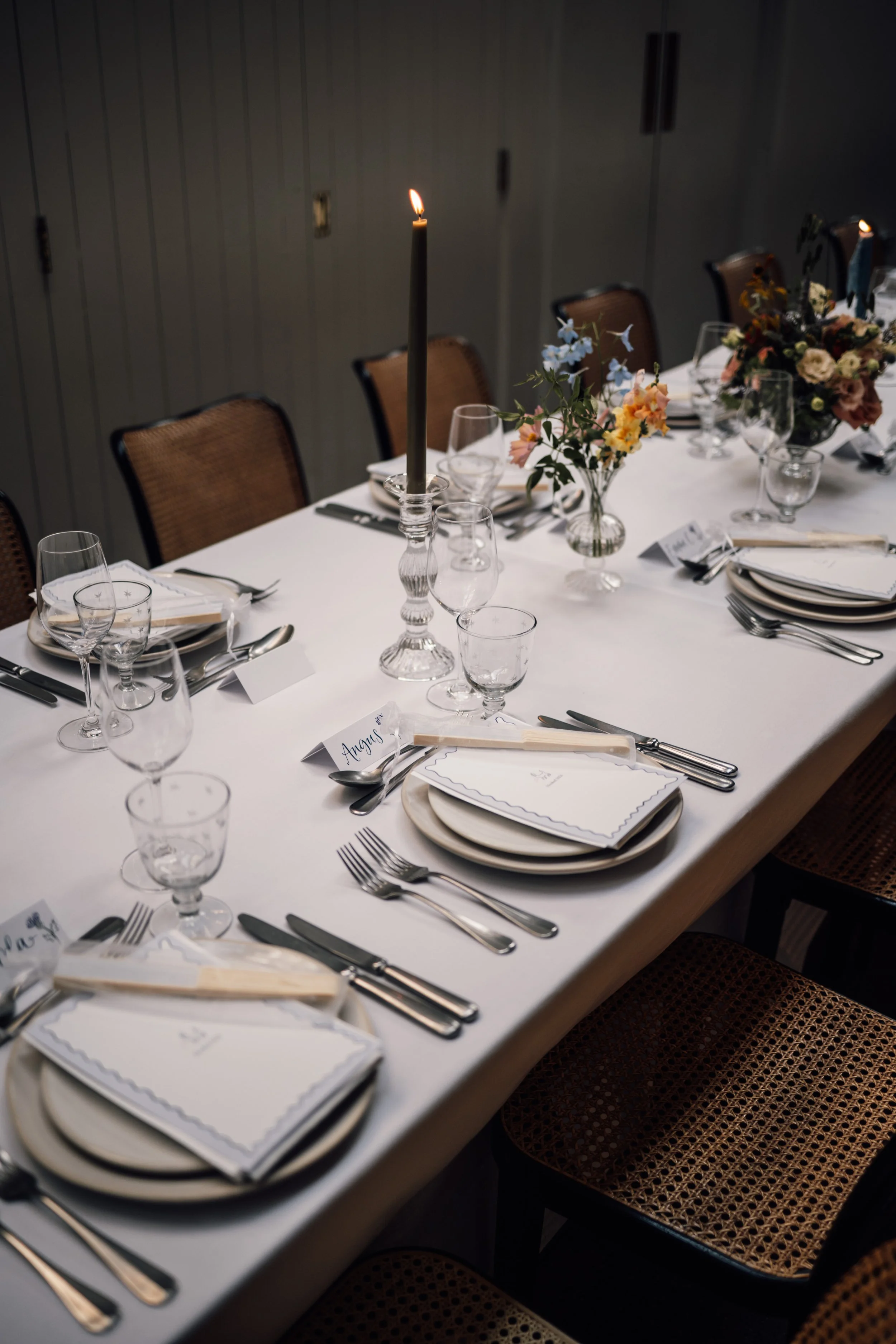 wedding table details at wild by tart in London